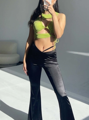 Level Up Pants Black Casual Vibe