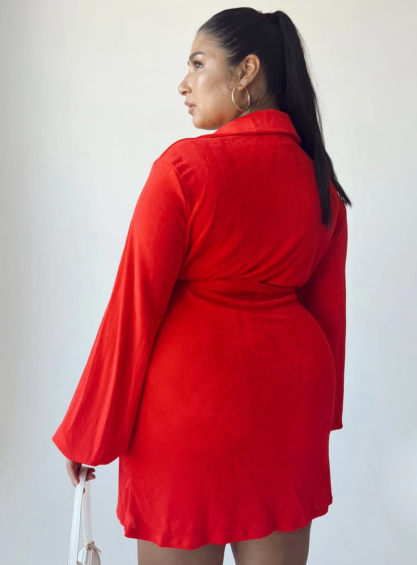 Party Time Mini Dress Red Curve Neat Finish