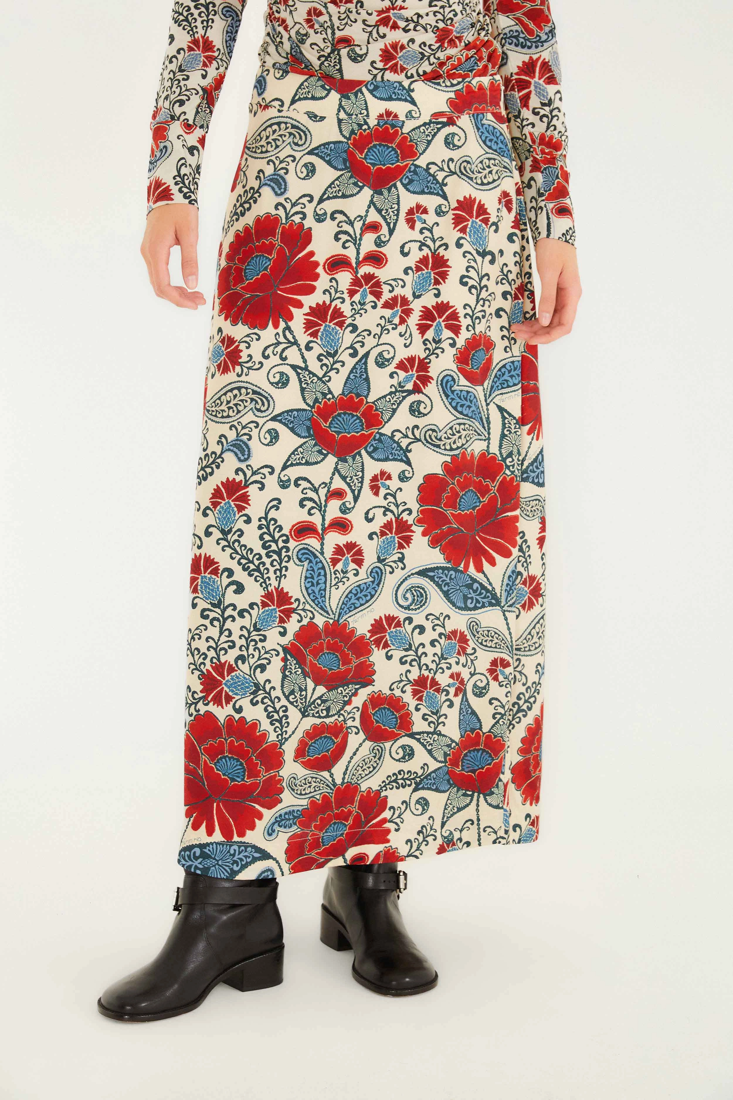 Comfy Wear Summer Picnic Sand Francesca Lenzing? Ecovero? Viscose Maxi Skirt