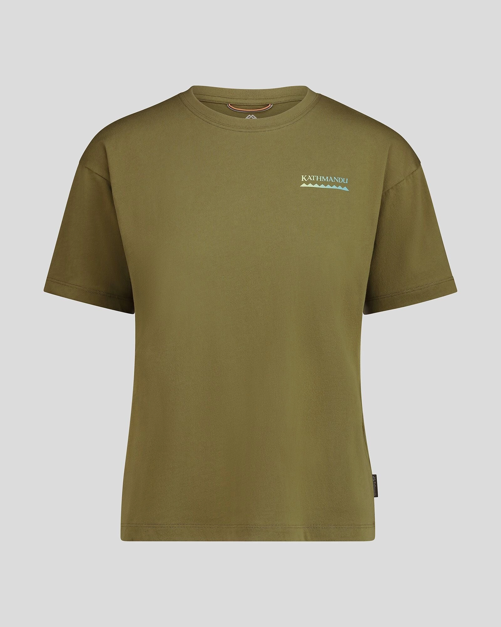 Double Stitched Seams Women's Heritage Organic Cotton T-shirt - Dark Fern