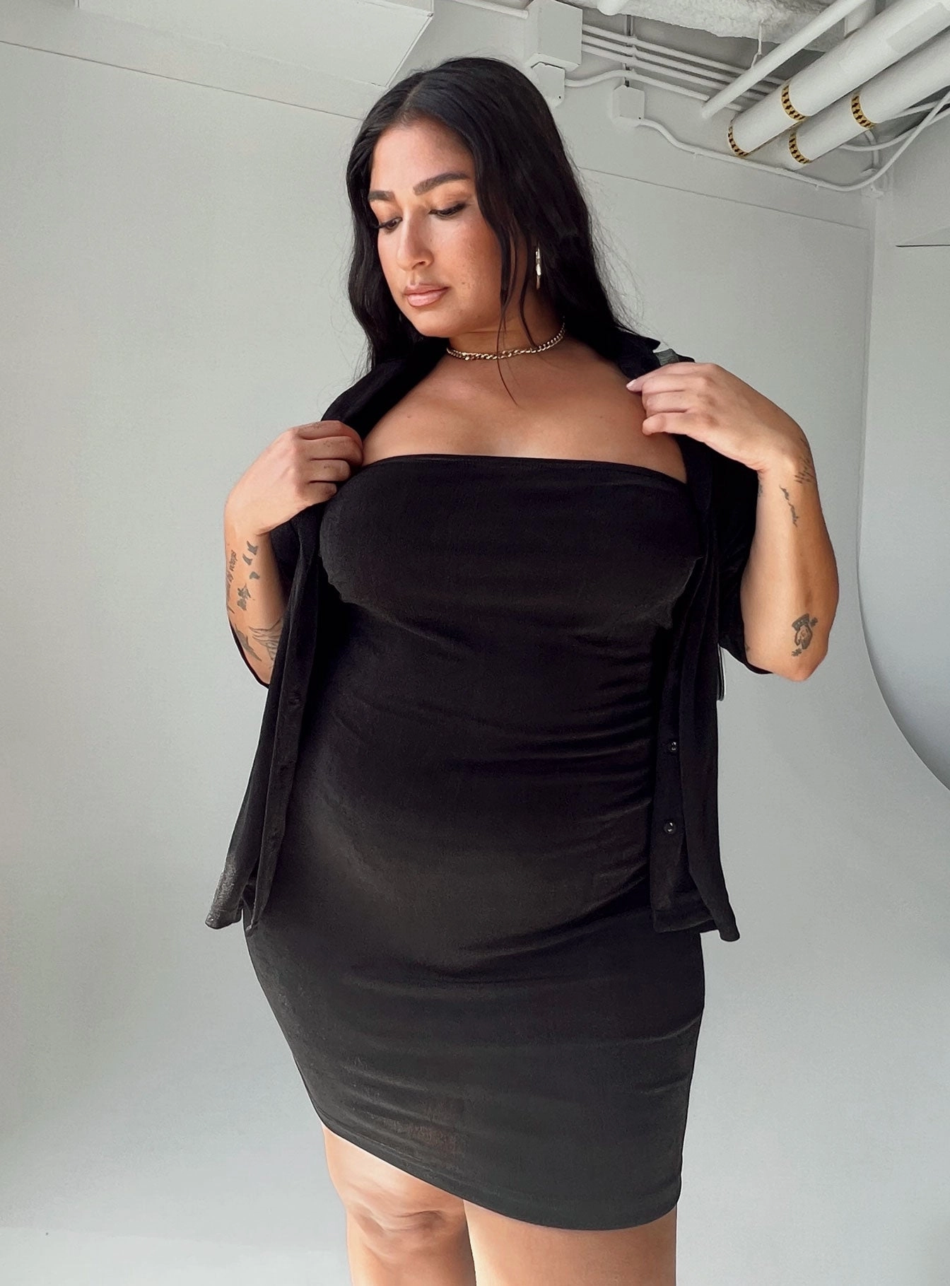 wrap waist Misha Set Black Curve