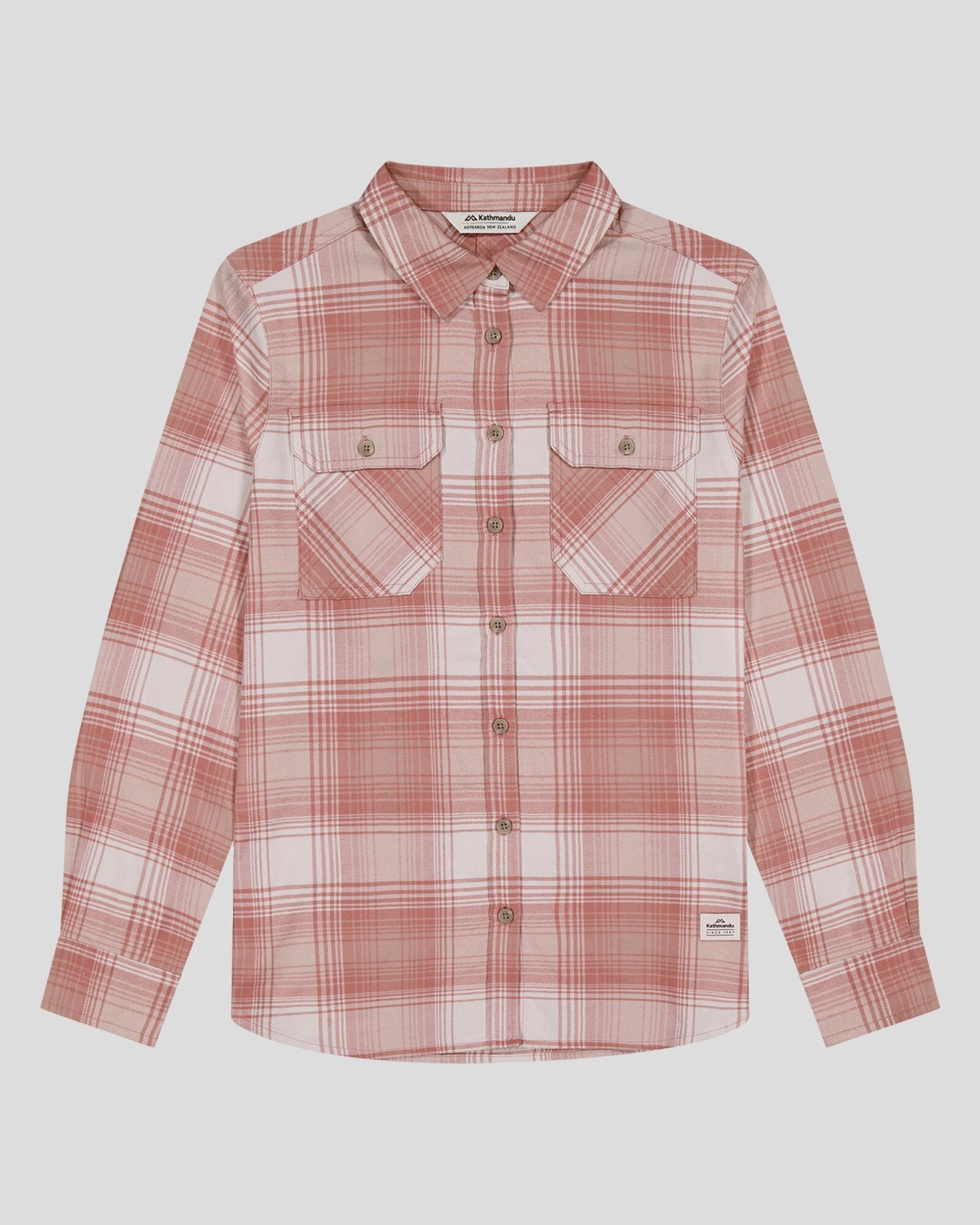 Women's Carrillon HF Long Sleeve Shirt  - Shadow Plaid Mineral Premium Feel