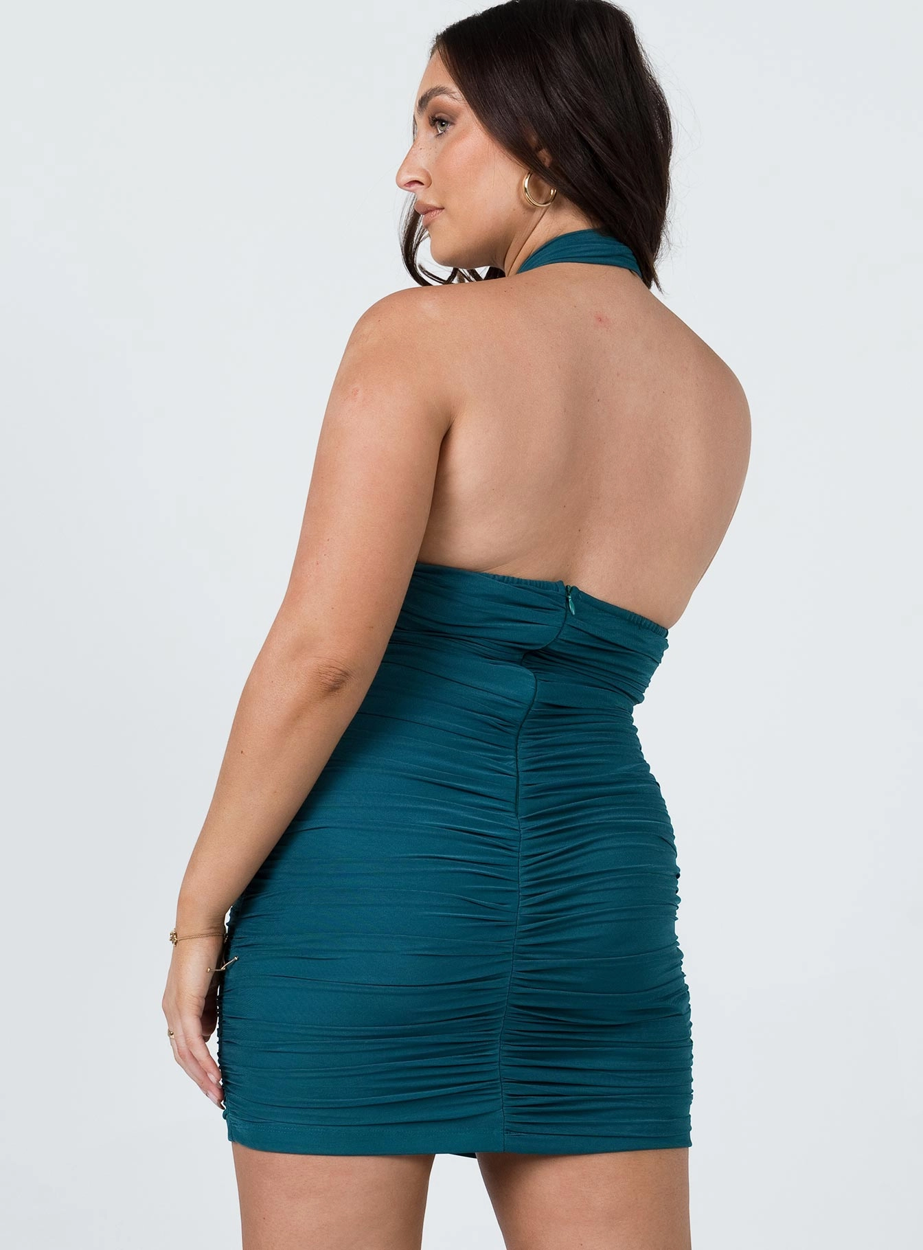 Body Fit Mid Season Delani Mini Dress Green