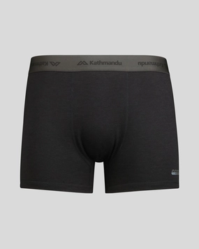 Men's K-Merino 125 4.5 inch Boxer - Black Stingray Layered Warmth