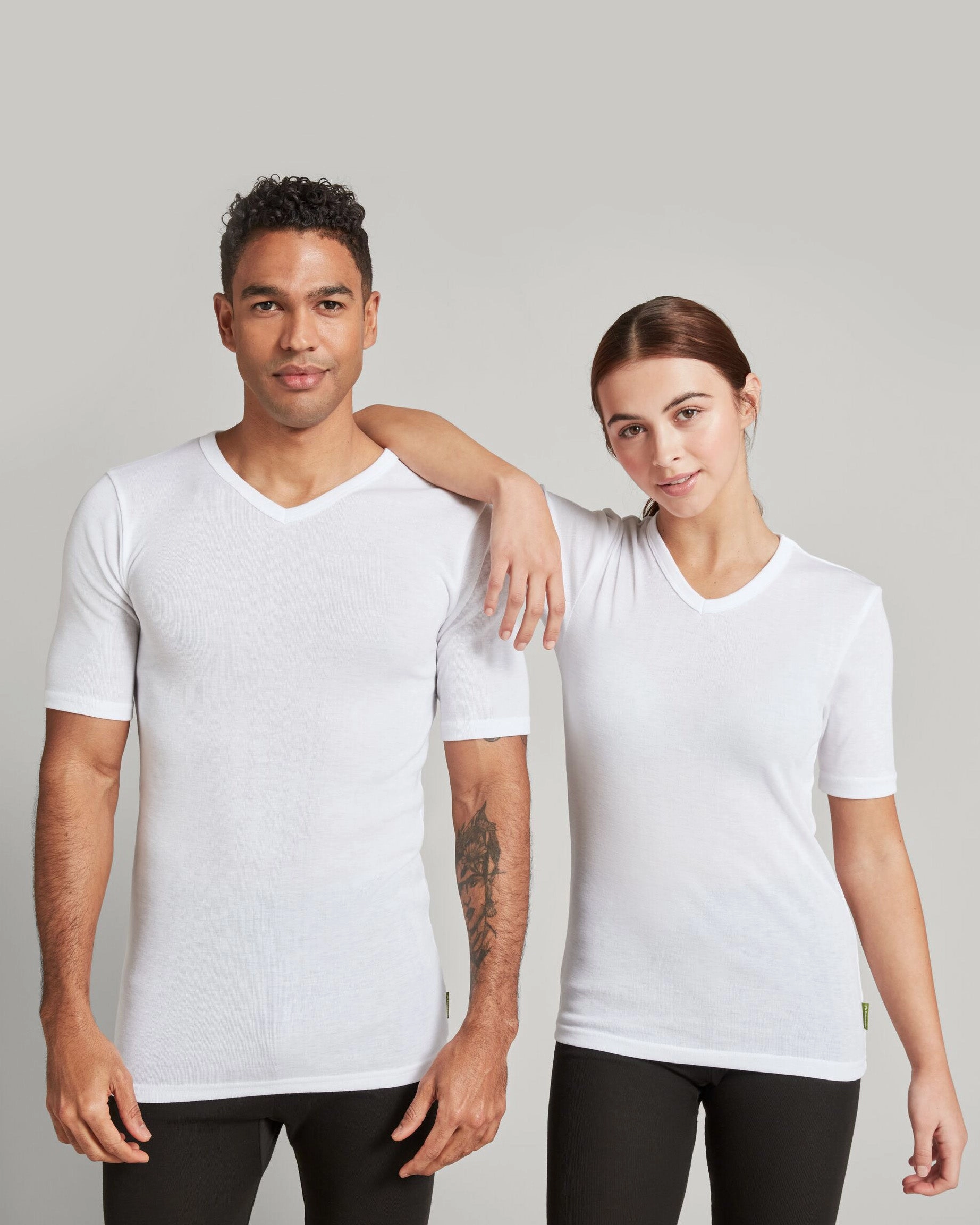 KMDCore T-shirt - White High Durability Fabric Non Binding Cuffs