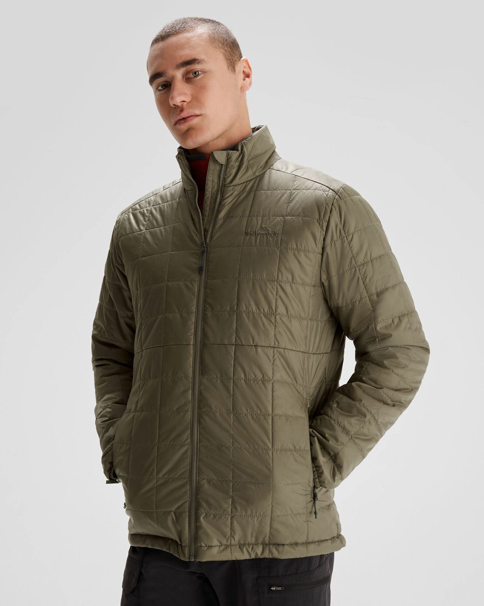 Men's Heli R Insulated Jacket - Beech All Day Fit SnapFastenings