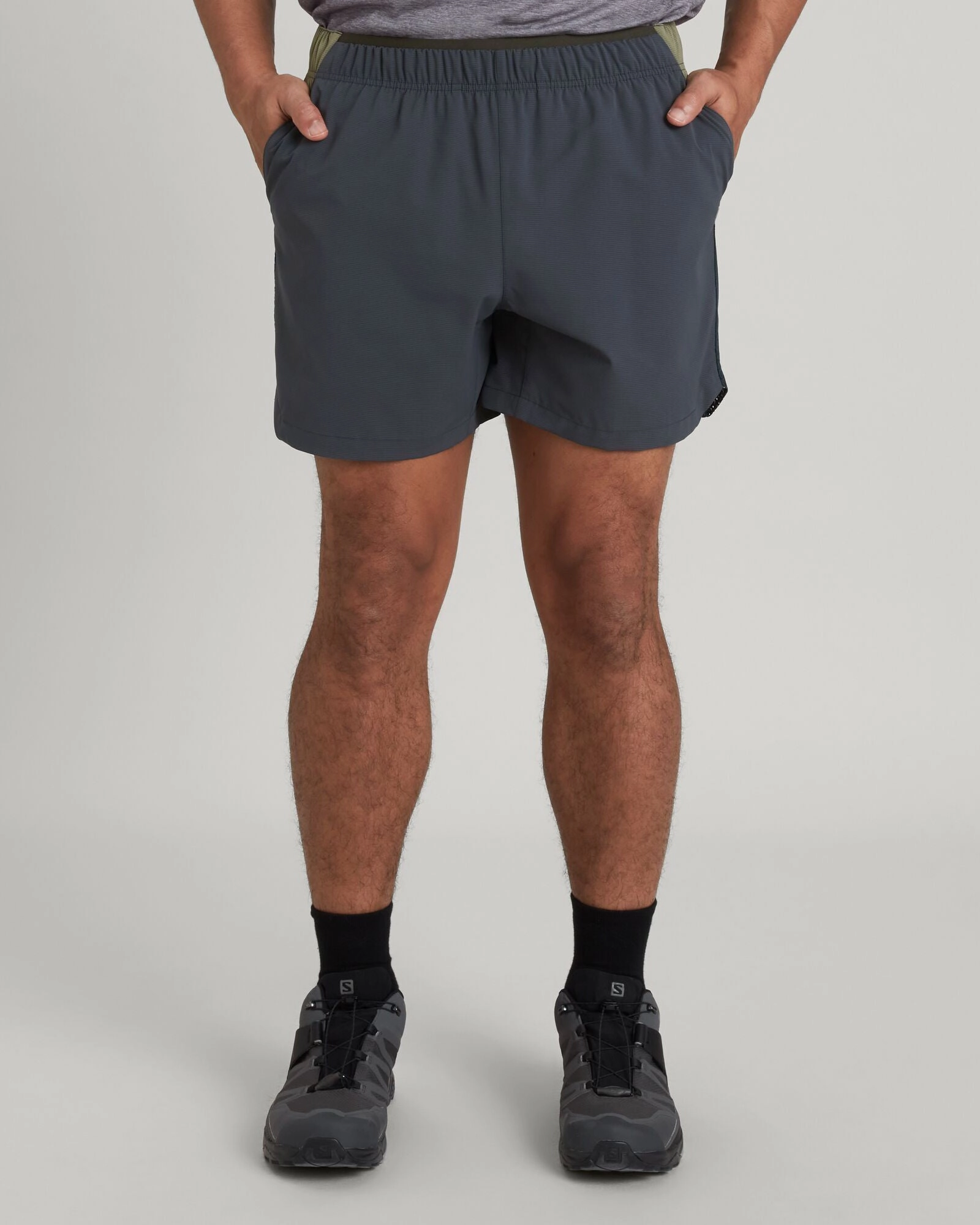 WELL.DER.NESS Energy Men's 5 inch Shorts - Night/Beech Relaxed Movement