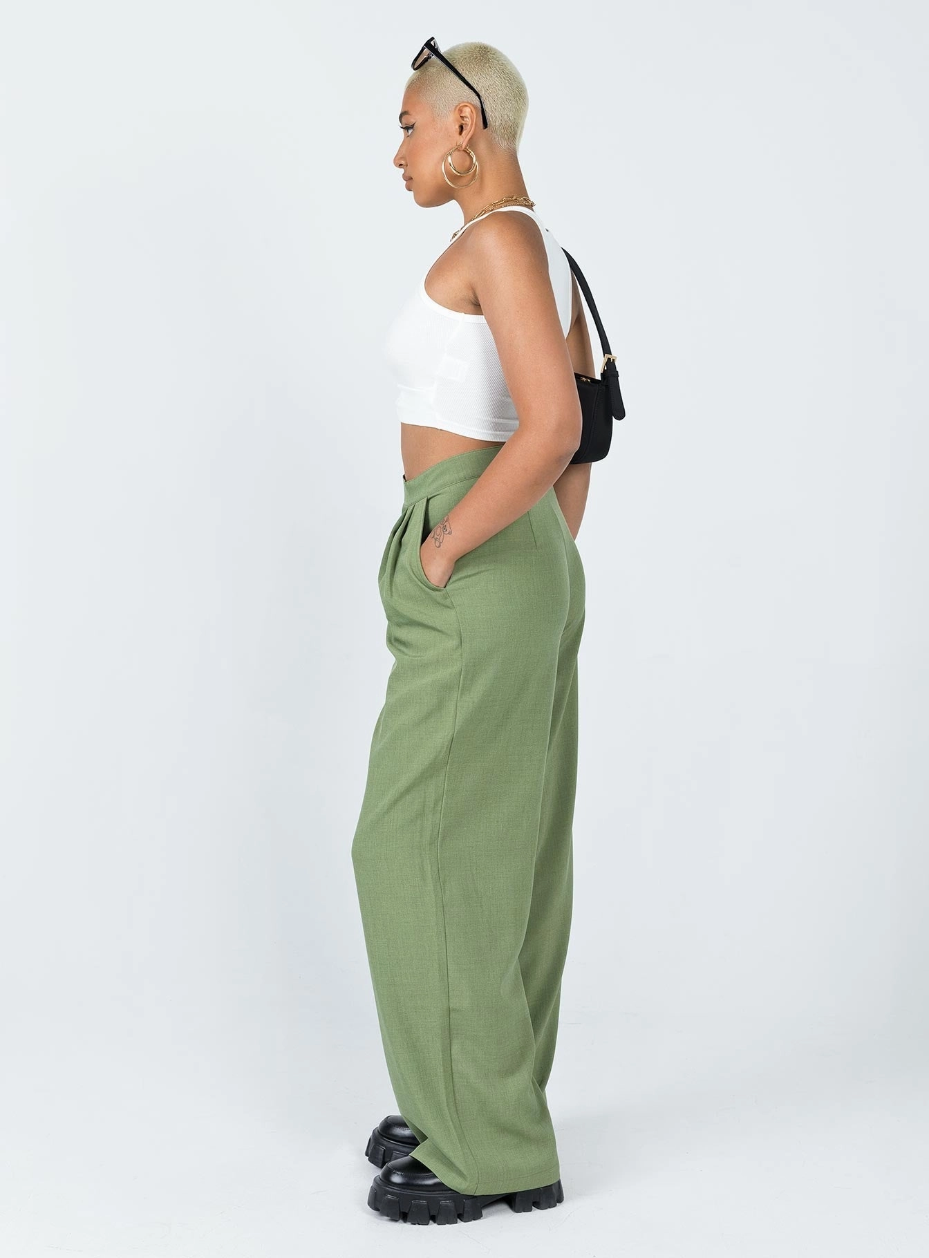 Full Coverage Body Friendly Lovilla Pants Green