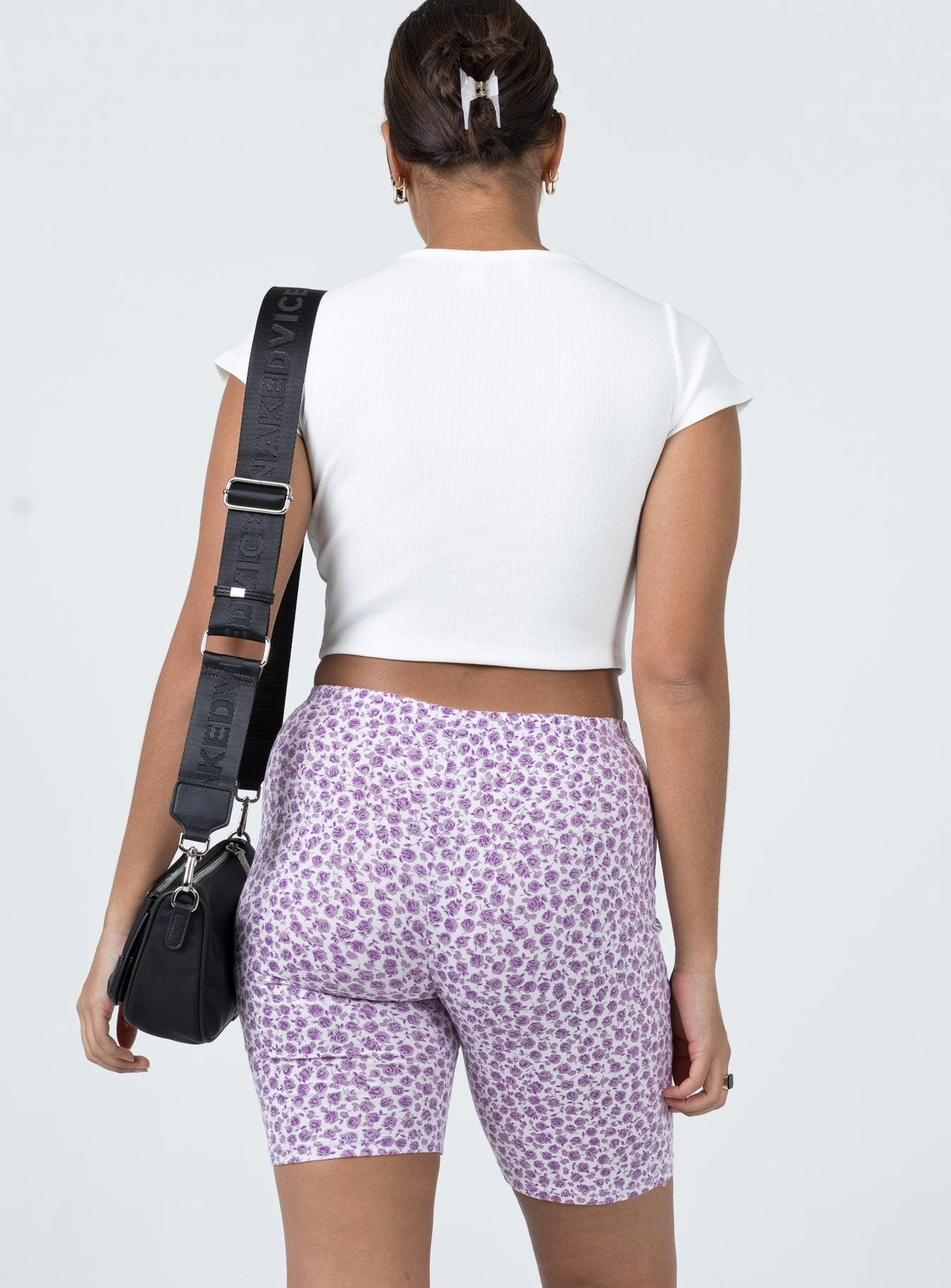 cyclists Motel Cycle Short Ditsy Rose Lilac