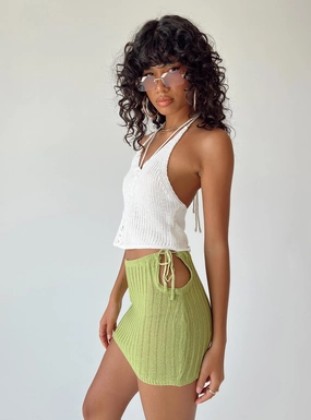 Motel Juna Skirt Lime Comfort Wear City Style