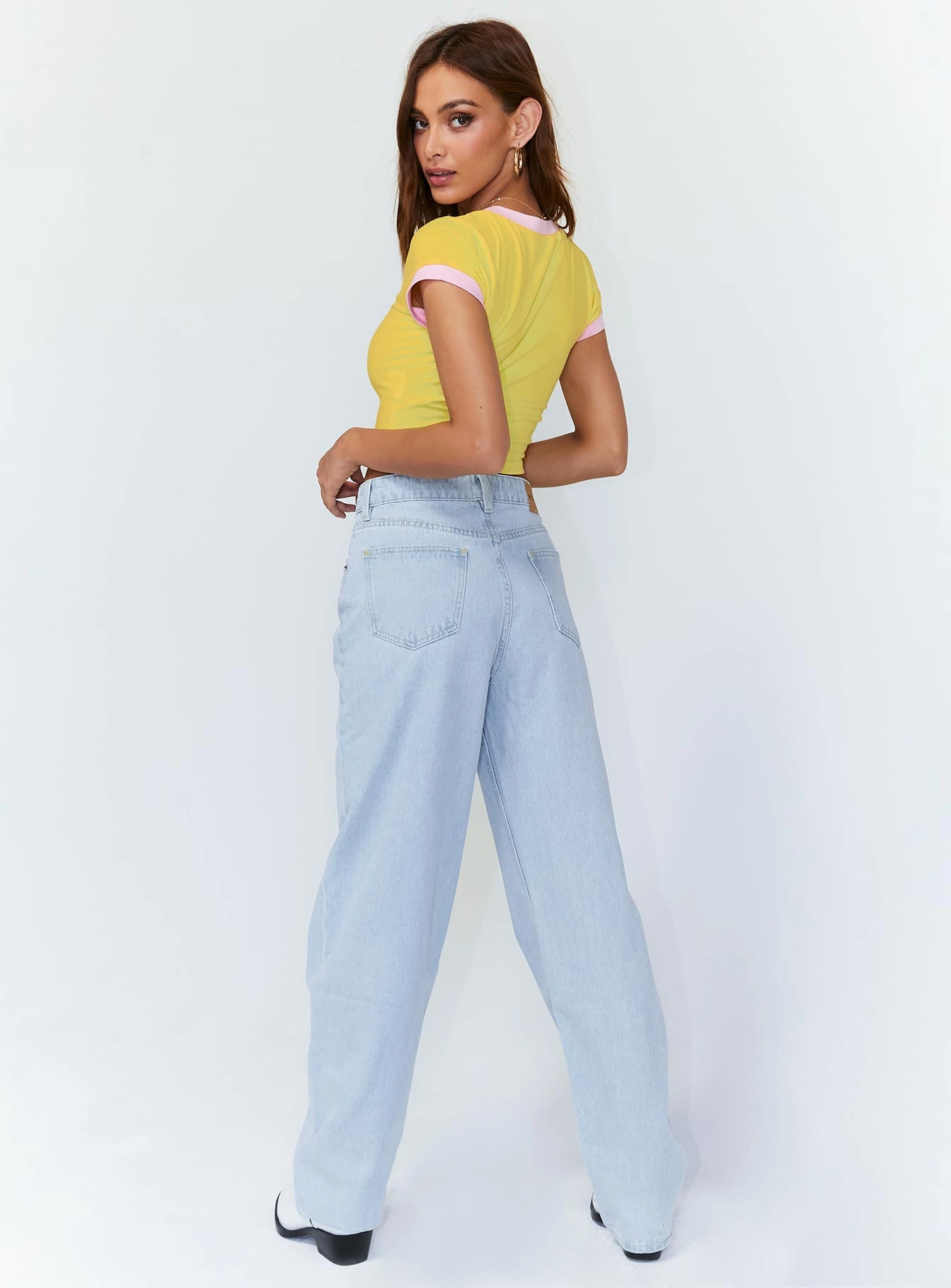Motel Parallel Jeans Super Light Wash Streetwear Fan Premium