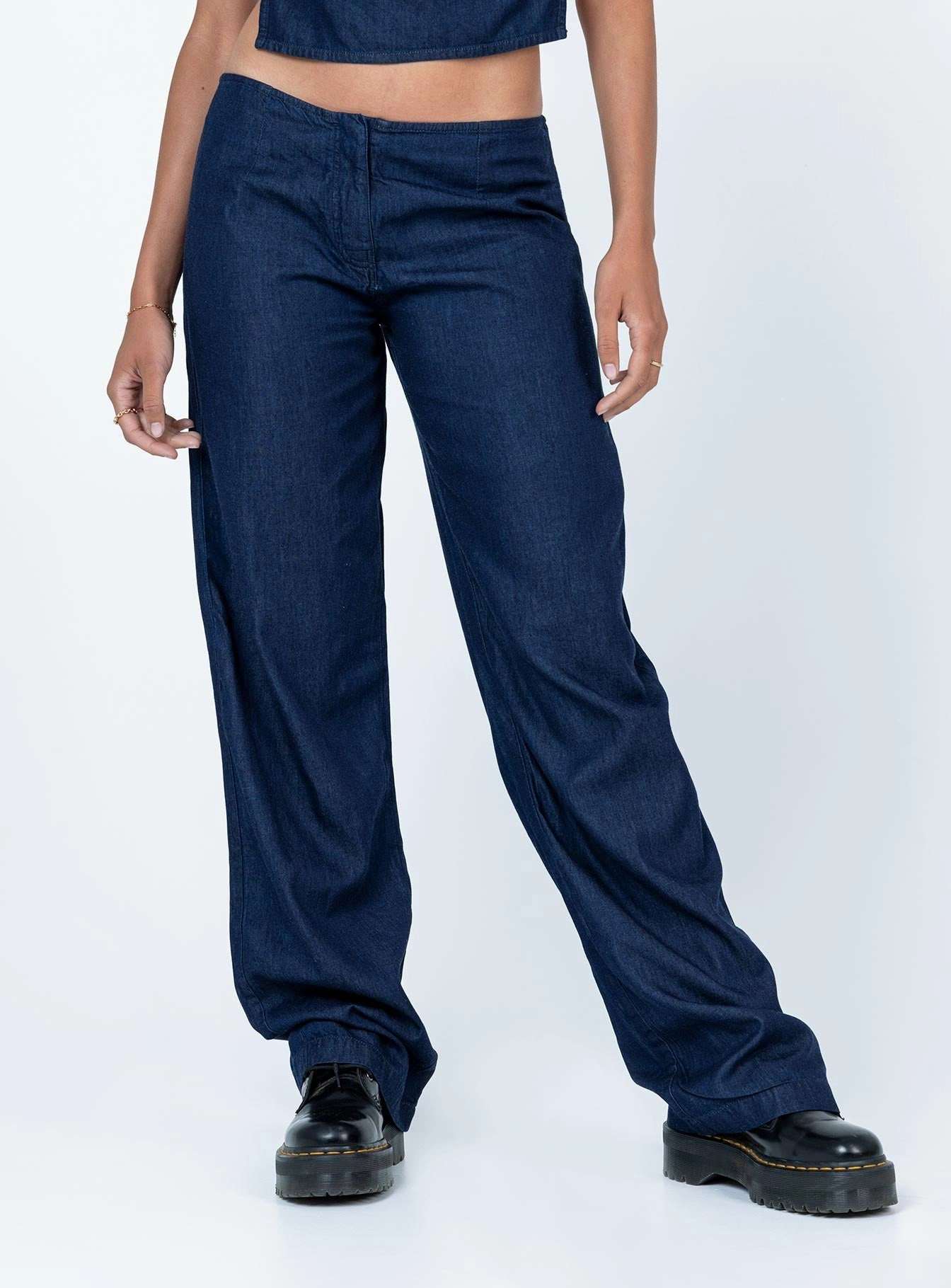Motel Sedna Trouser Denim Blue TearResistantPanels