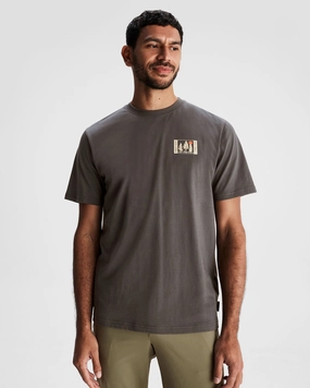 certified Casual All-Day Men's Explore Nature Organic Cotton T-shirt - Shale