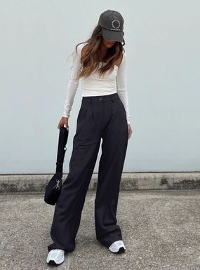 Archer Pants Black Classic Elegance