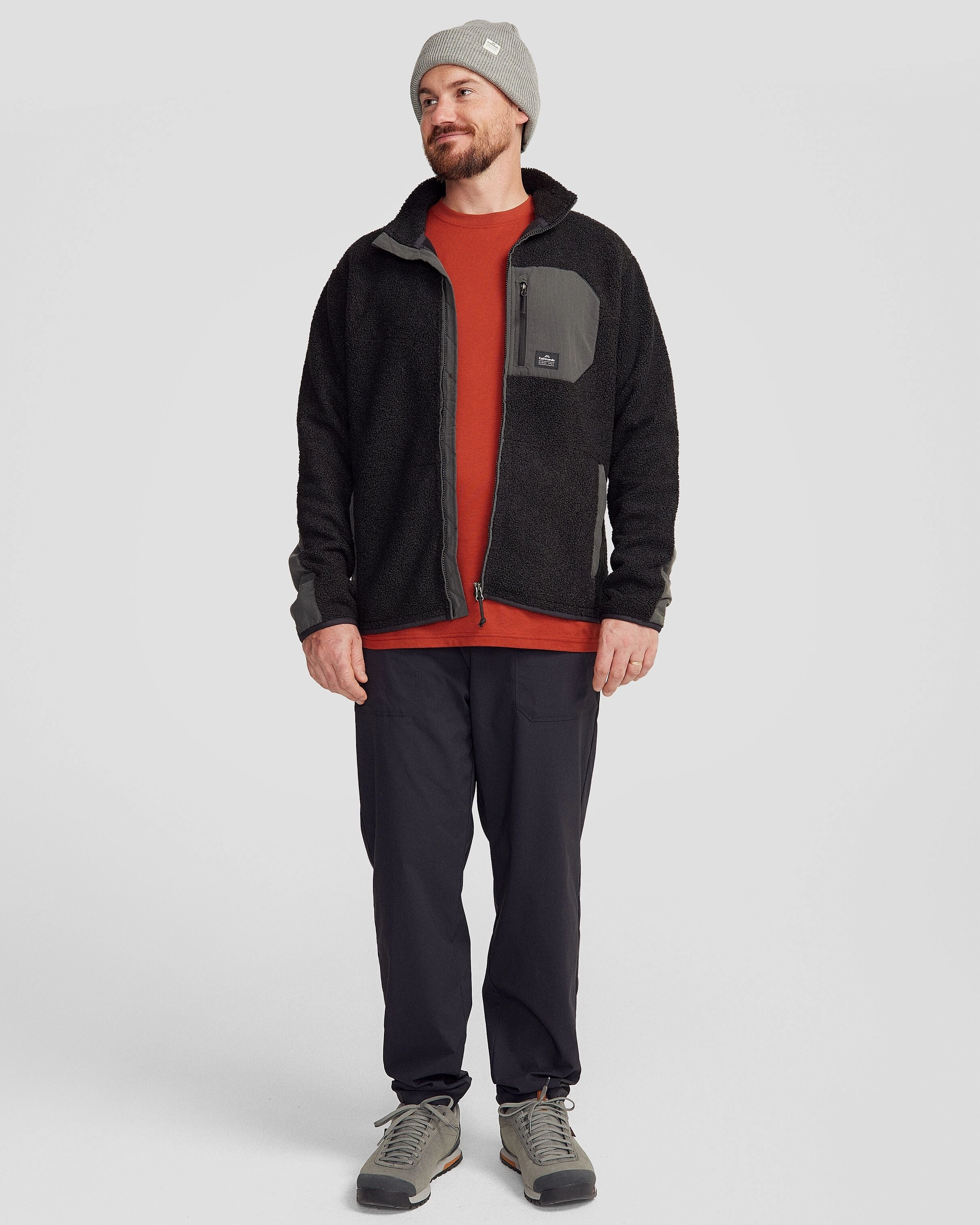 Men's Co-Z High Pile Jacket v3 - Black Stingray Thermoplastic Elastomer Trim Weather Proof