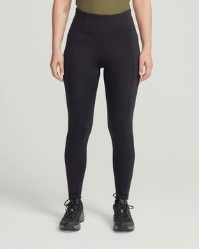 Timeless Wear Stretchable Women's Seeker Winter Leggings - Black Stingray