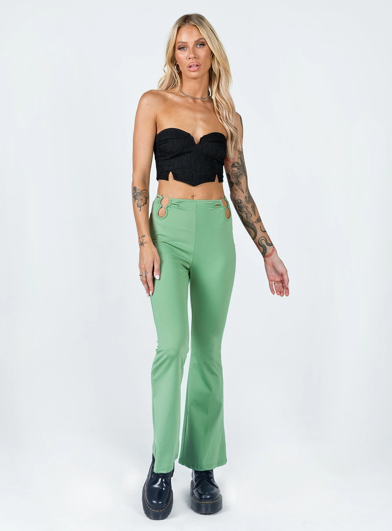 Slim Look Chilly Day Ready Nancy Pants Sage