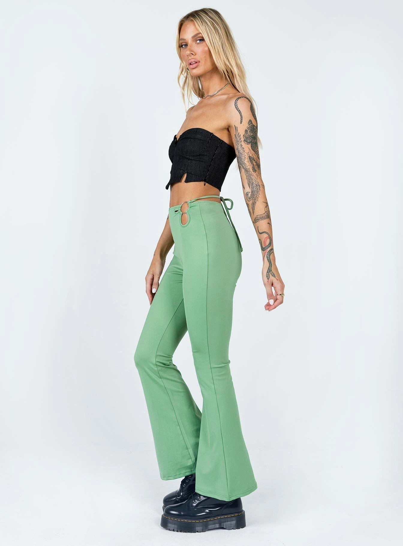Nancy Pants Sage Body Sculpting Dynamic Fit