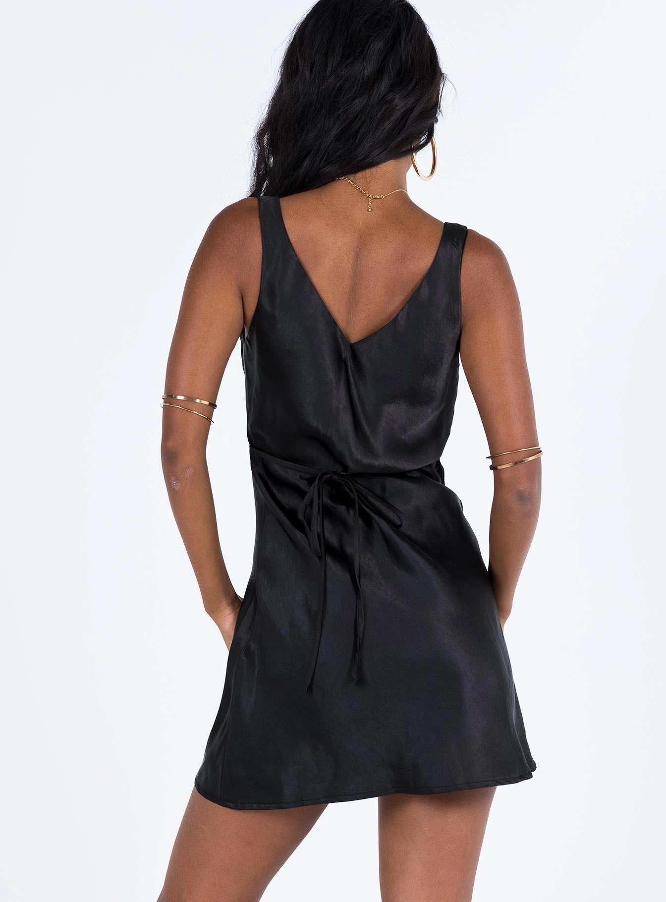 Norma Mini Dress Black Dress for brunch Modern-style