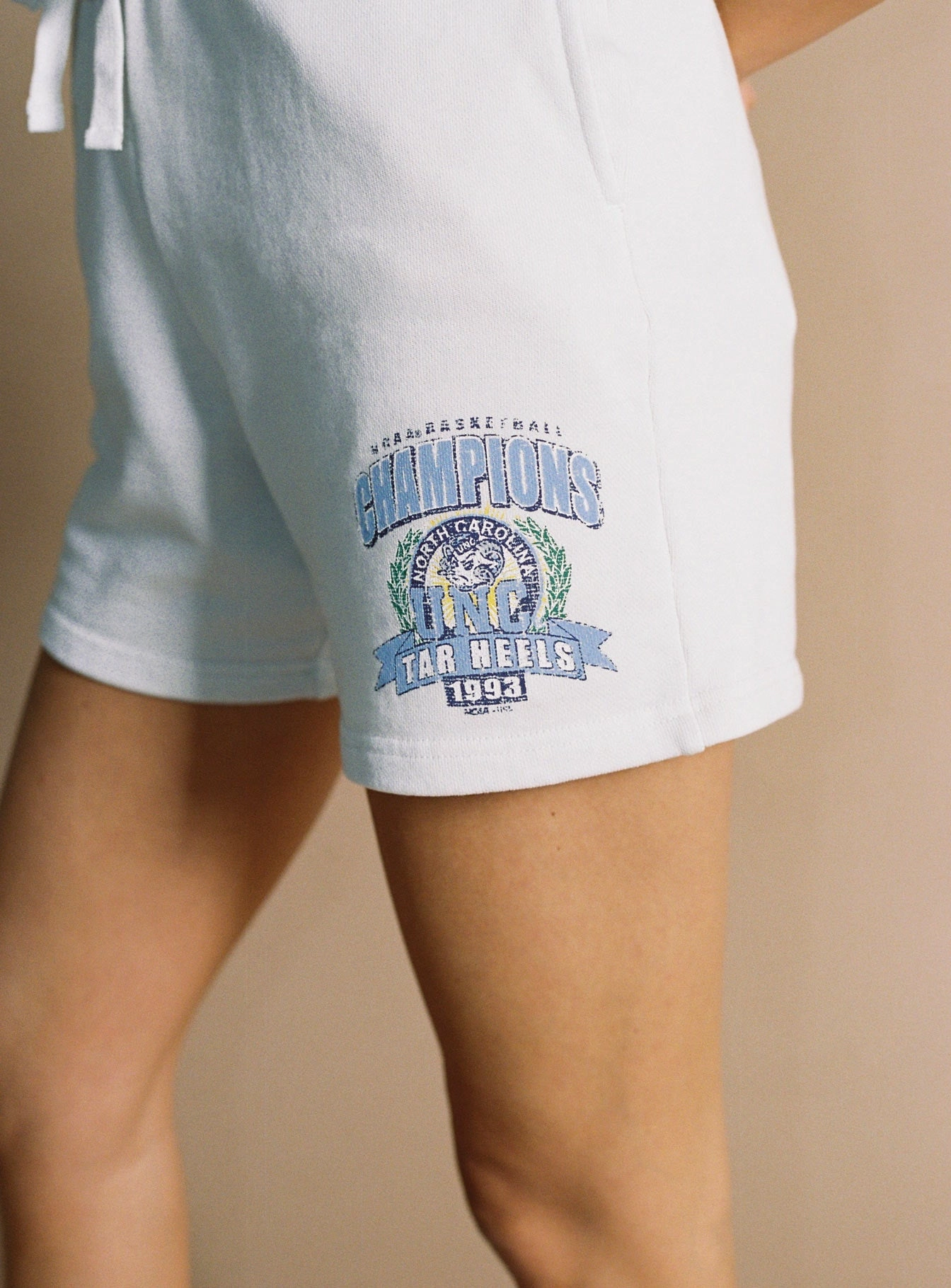 Fitness Friendly transportation industry NCAA Coll Basketball Champs Shorts Unc White