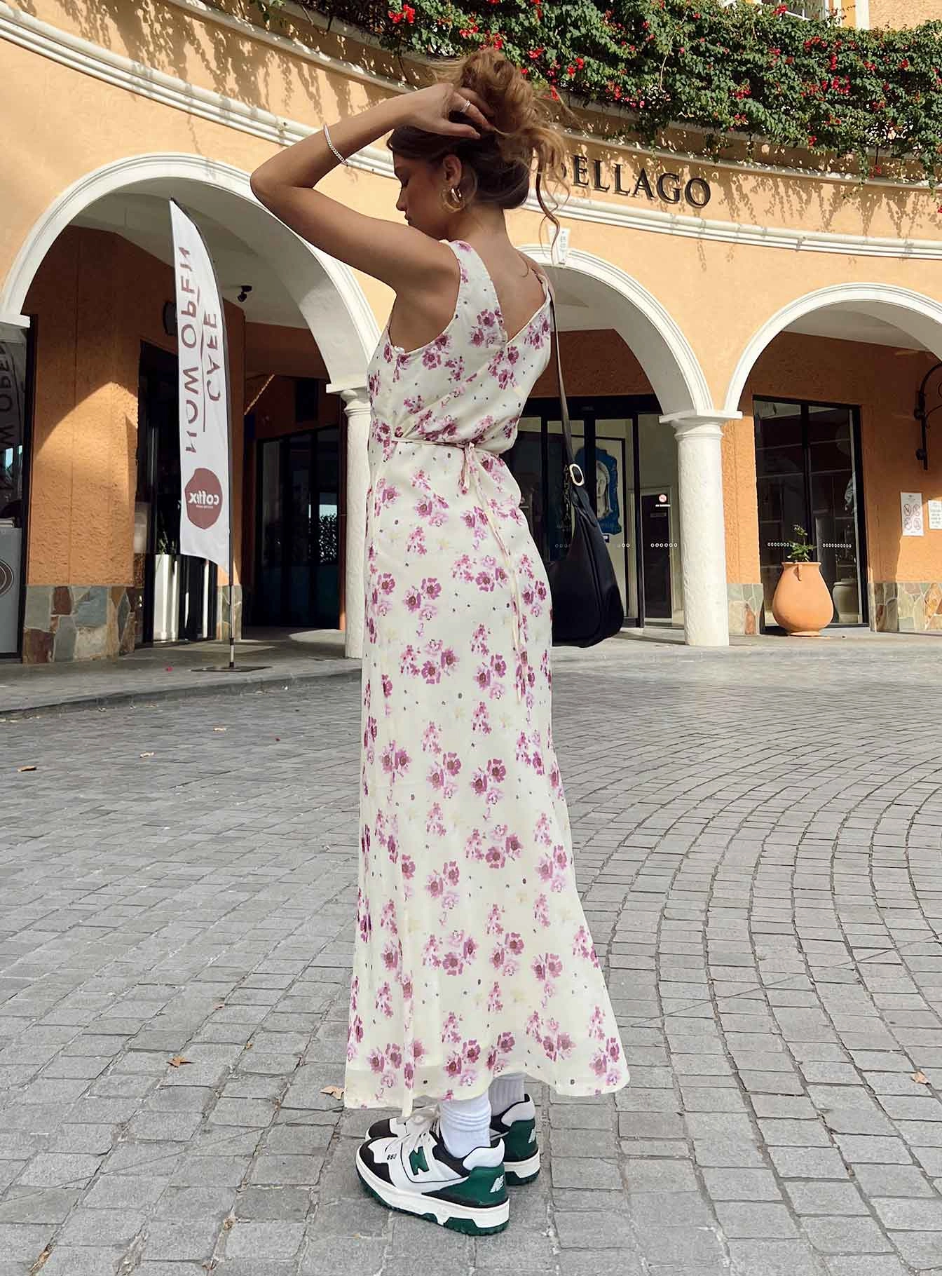 Nellie Midi Dress Yellow Floral Petite Love Blend Trend Smart