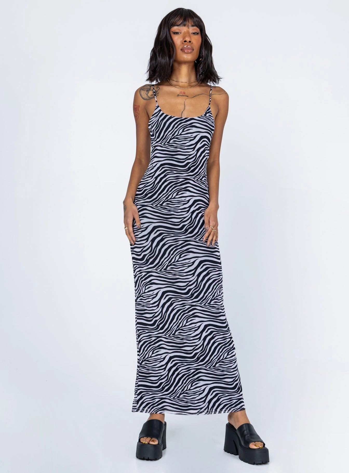 Vintage Vibe Knox Maxi Dress Zebra