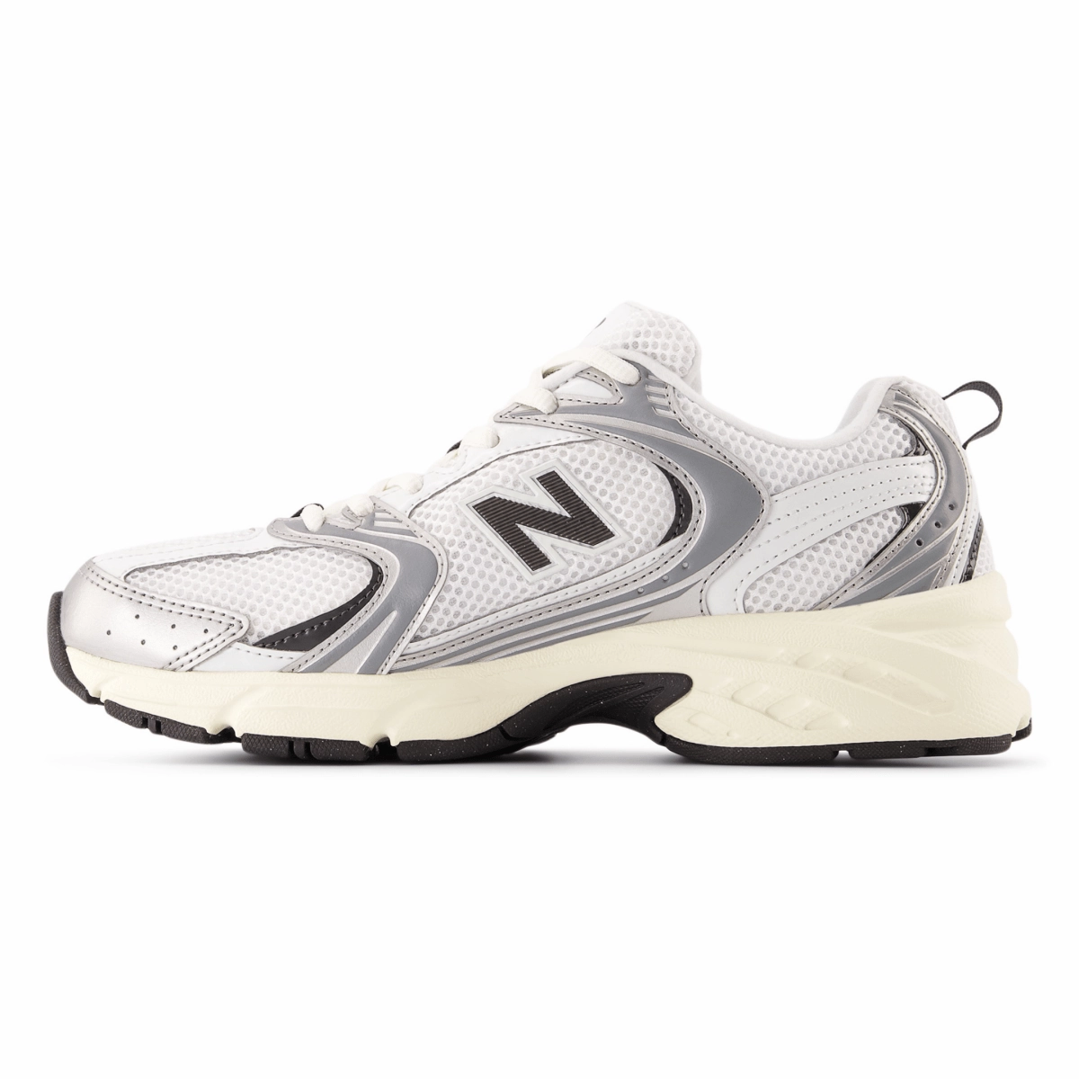 New Balance Men's U530ESA Silver Metallic/Black Cement Durable Rubber Outsole