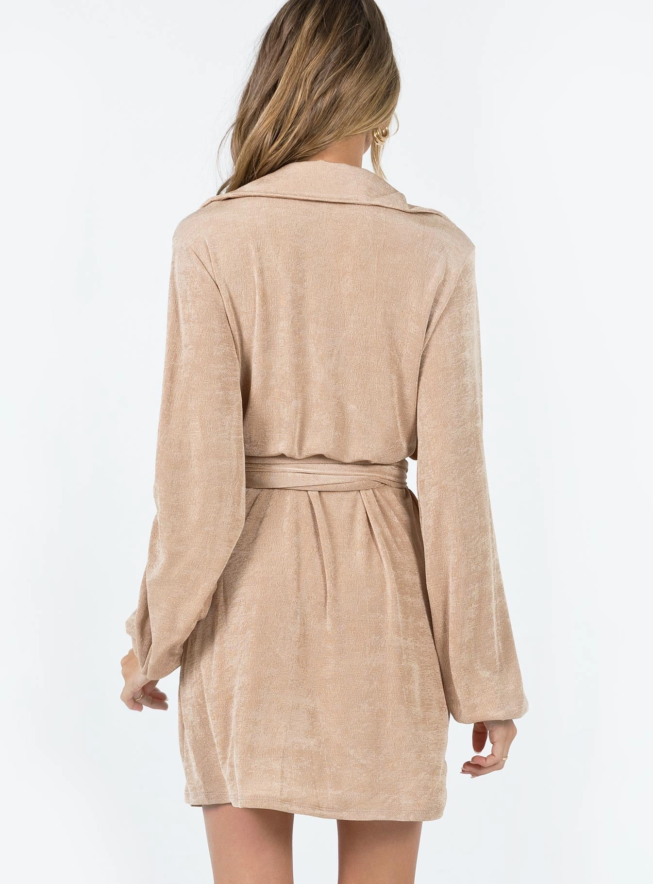 Party Time Mini Dress Beige Chill Comfort