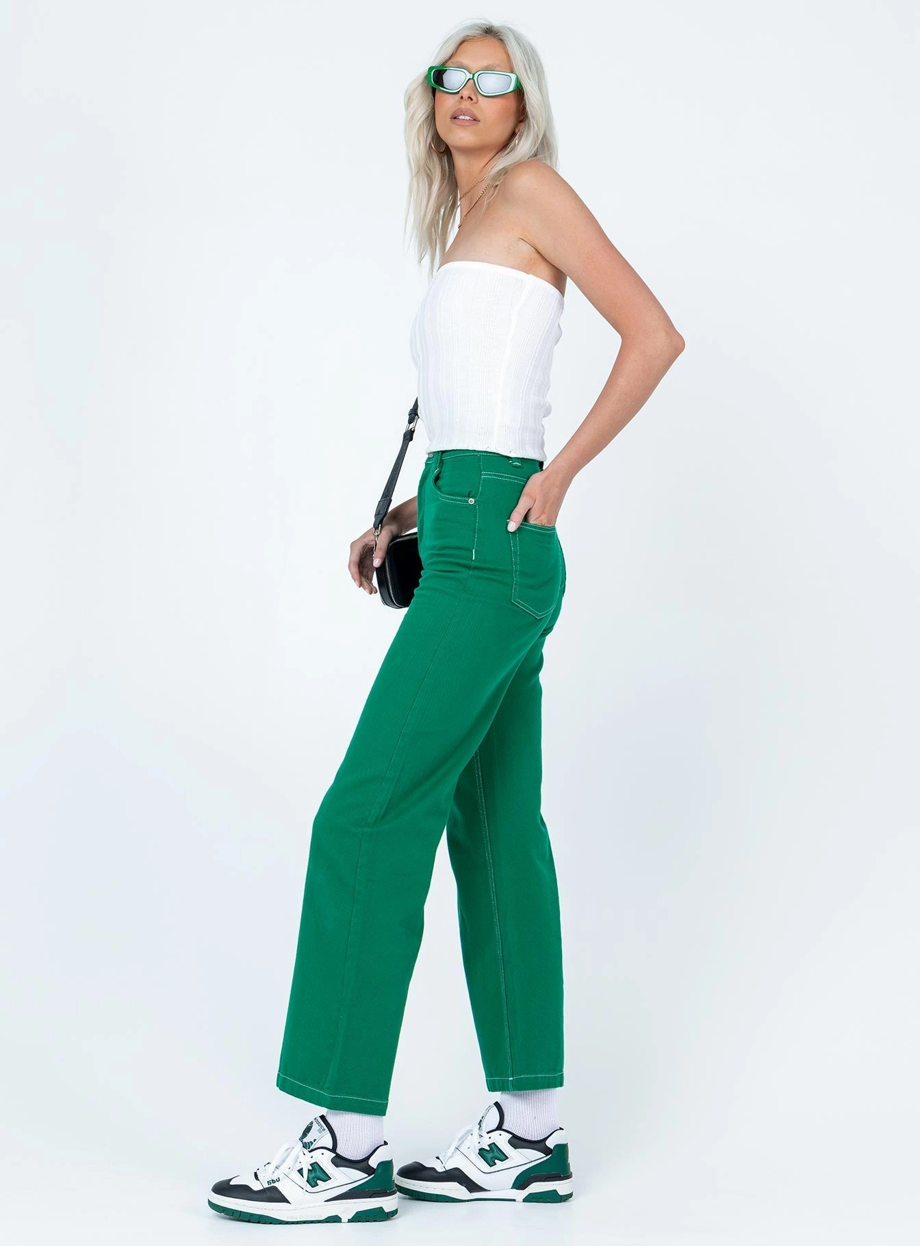 Button Fly Option Nicolson Jean Green