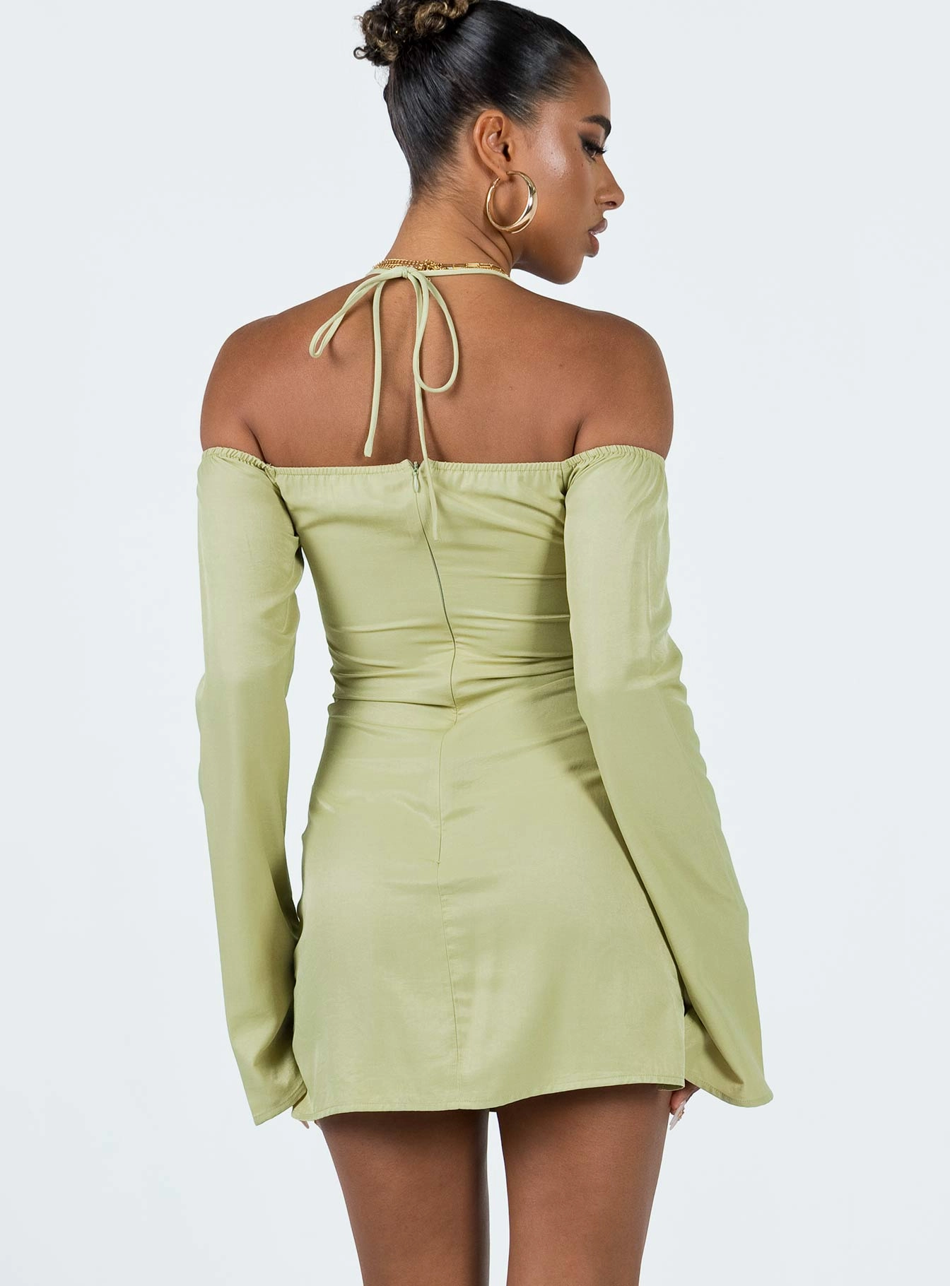 Tamarose Mini Dress Green Perfect Look