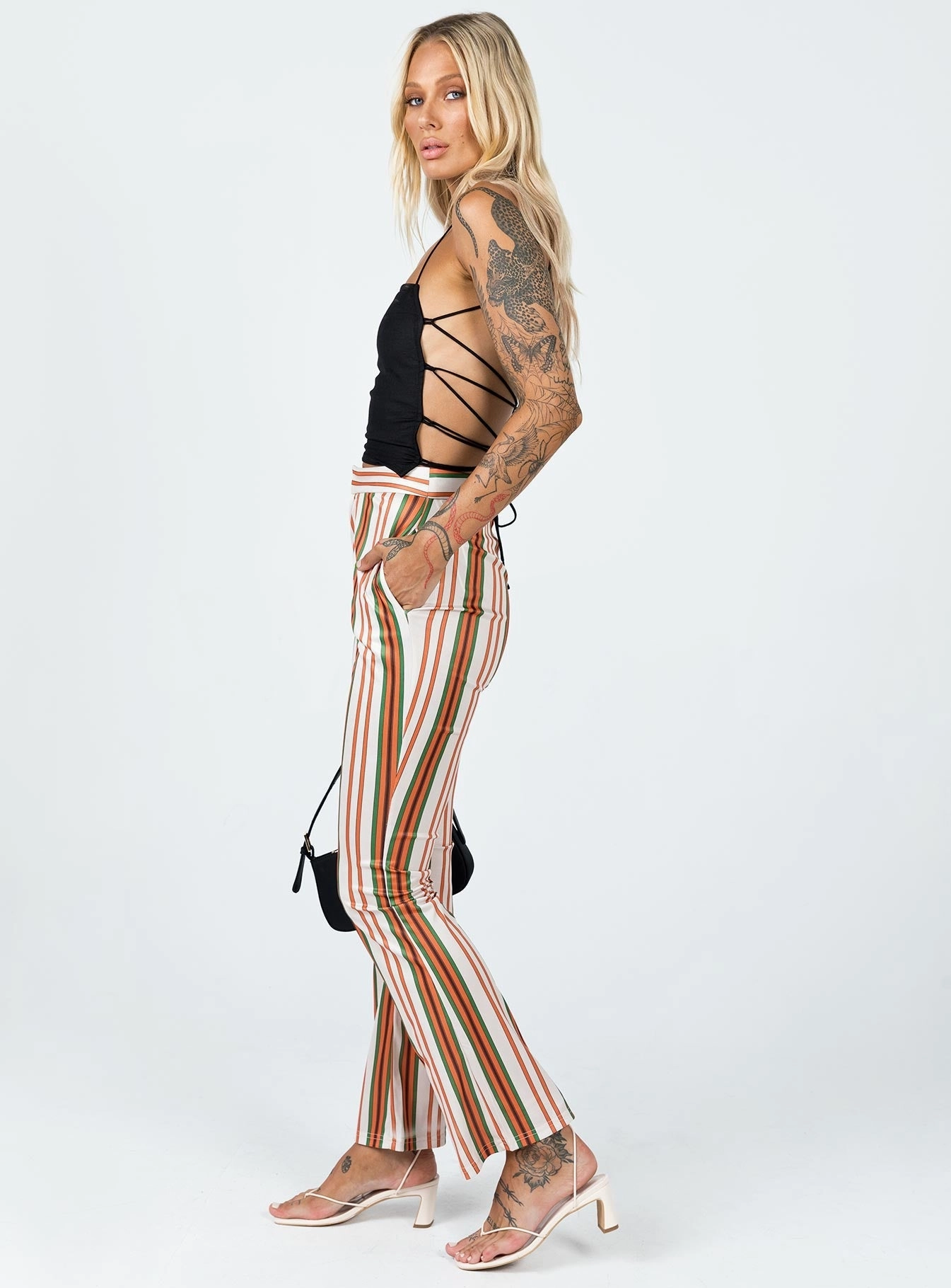 Nina Pants Multi Hygienic Inner Layer Corduroy texture