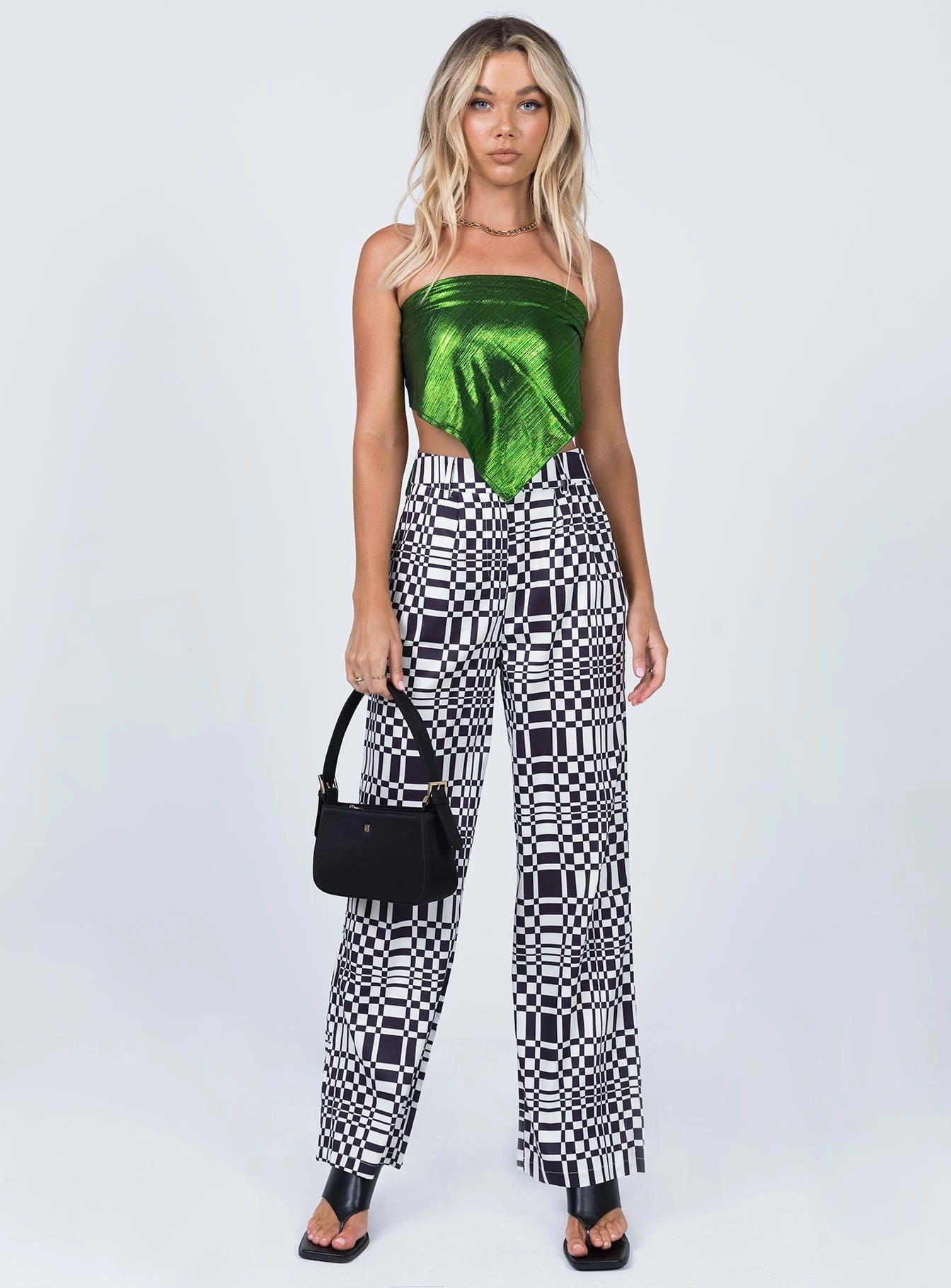 Chic Design Anti Pilling Treatment Brandie Pants Multi