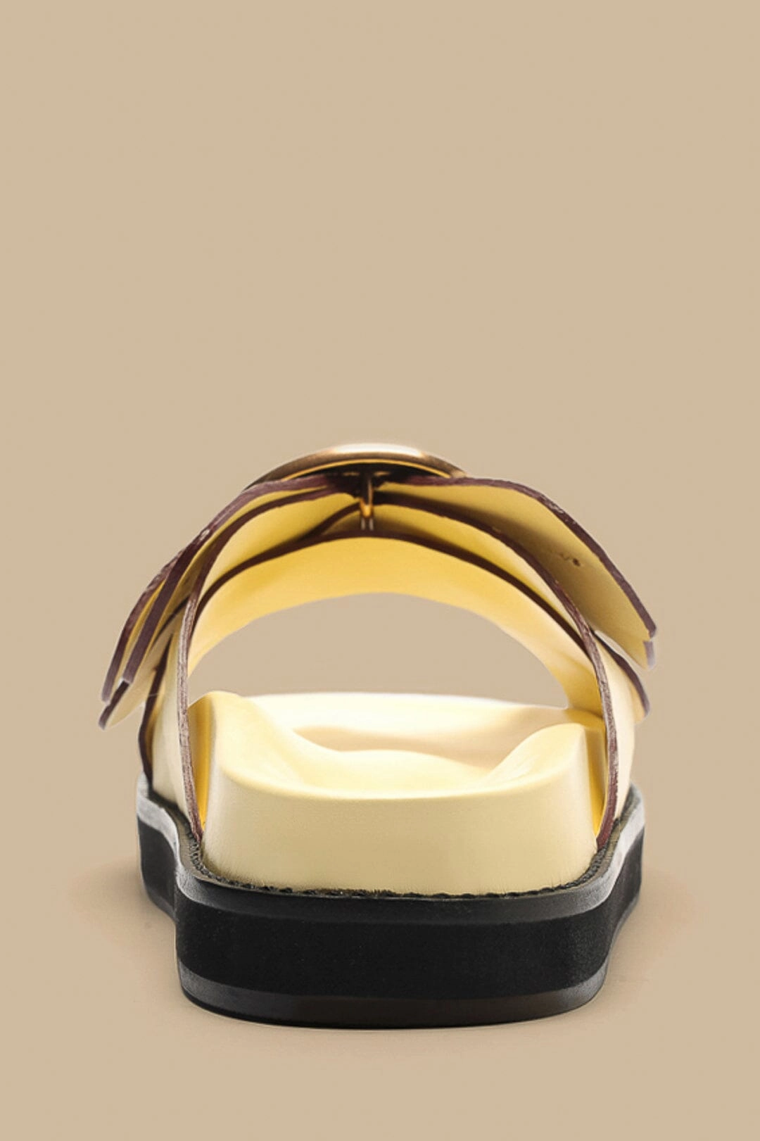 Urban Casual Sea Fun Banana Yellow Daisy Slide Sandal