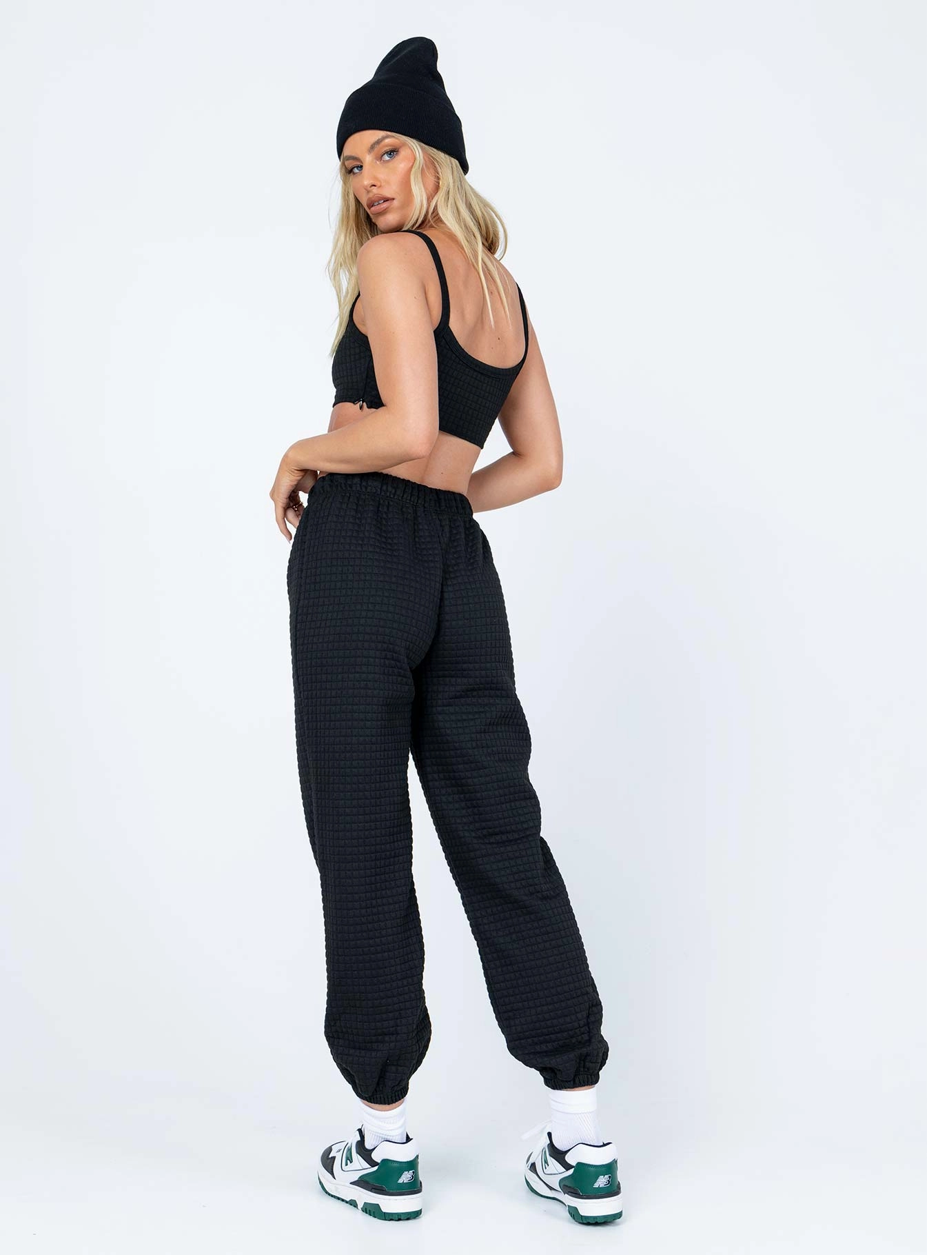 Wool blend Weekend Ready Arabella Set Black