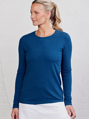 NOLA Long Sleeve T-Shirt Moisture Wicking Fabric RawHemDetail