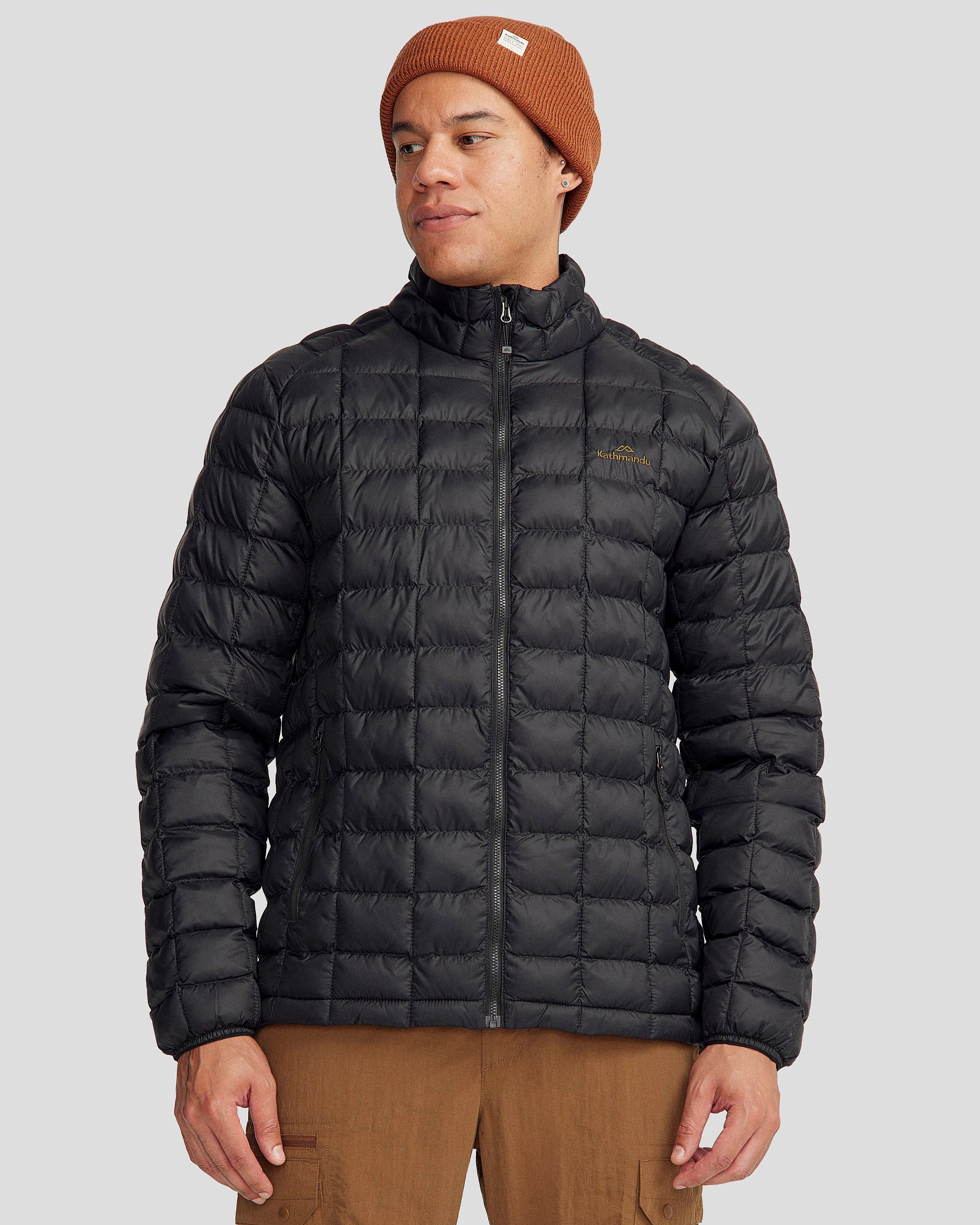 Tear Resistant Material Men's Heli Insulated Jacket - Black Stingray