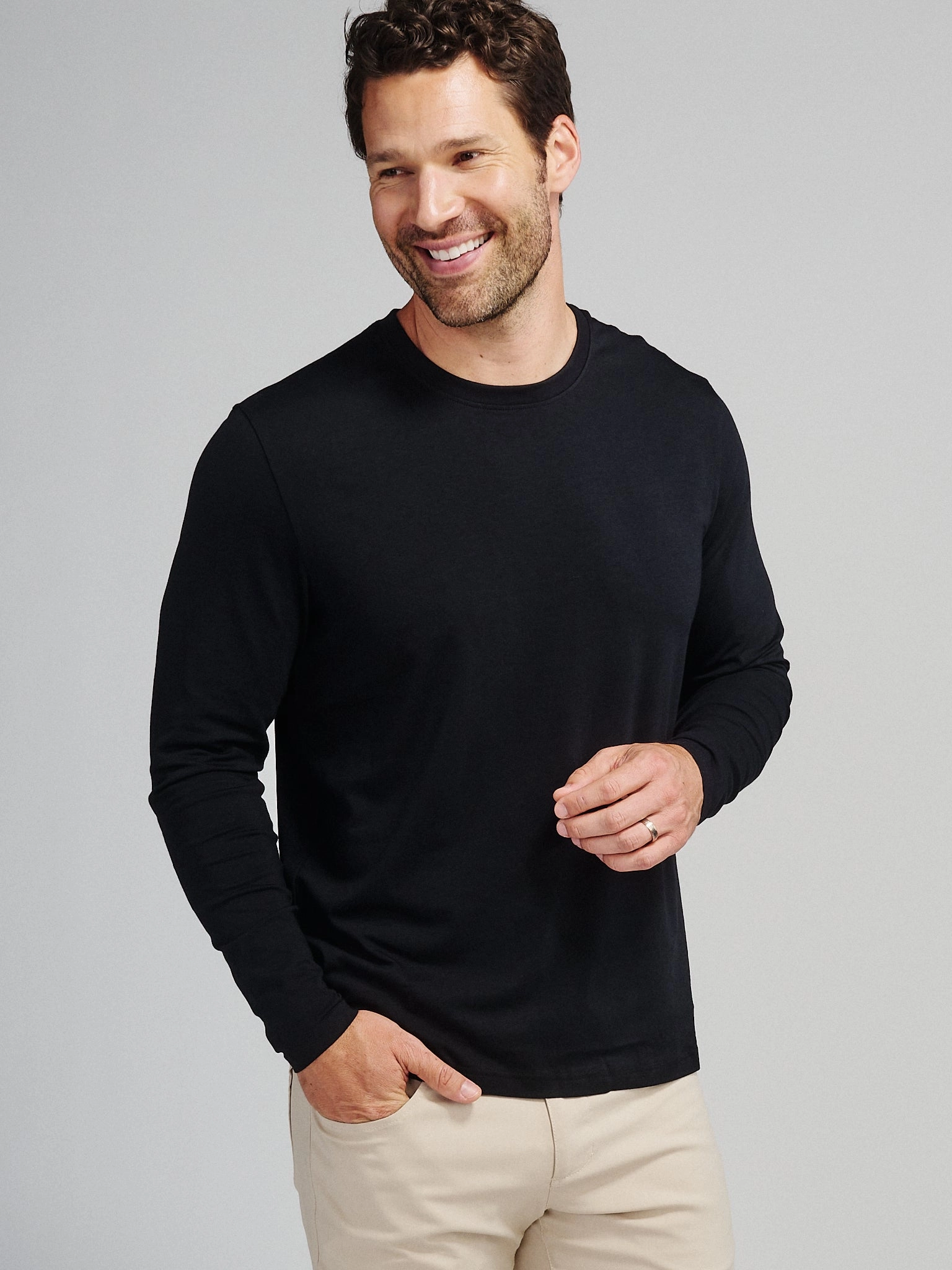Pimaluxe Long Sleeve T-Shirt Eco Friendly Material