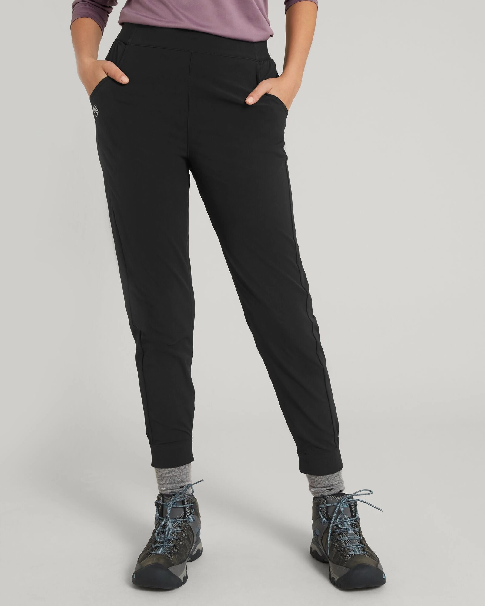 Comfortable Fashion Soft Support Women's ULT-Hike Joggers - Black