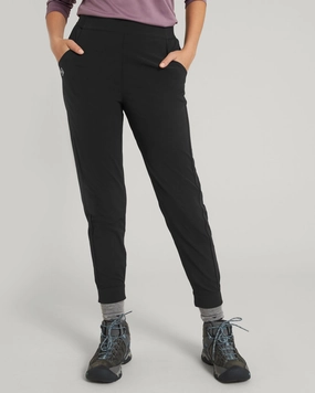 Comfortable Fashion Soft Support Women's ULT-Hike Joggers - Black