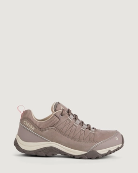 Oboz Ousel Women's Low B-DRY Hiking Shoes - Cinder Stone Heavy Load Trail Ready Comfort