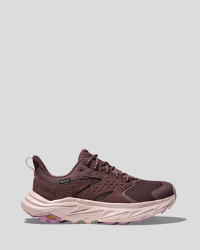 design - innovation Women's Hoka Anacapa 2 Low GTX Hiking Shoes - Smoky Quartz/Cosmic Pearl