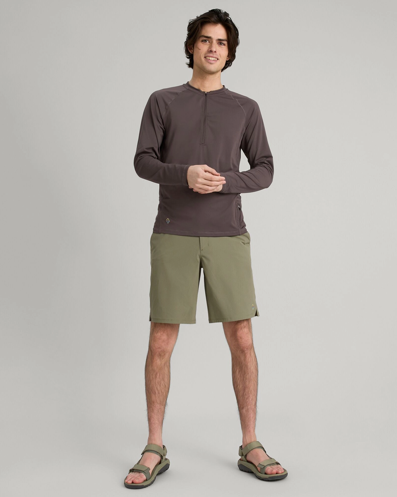WTR-Seeker Men's Splash Long Sleeve Top - Dark Quartz Cold Day Fashion