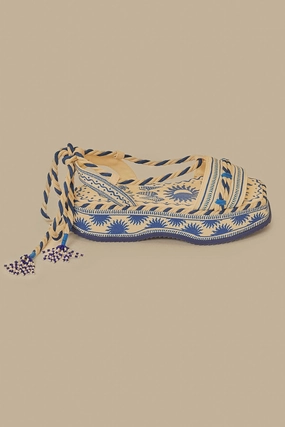 Durable Footwear Off-White Flatform Sandal