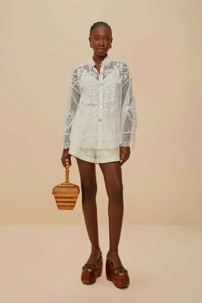 Off-White Wavy Pockets Euroflax? Premium Linen Shorts All Comfort plus-size choice