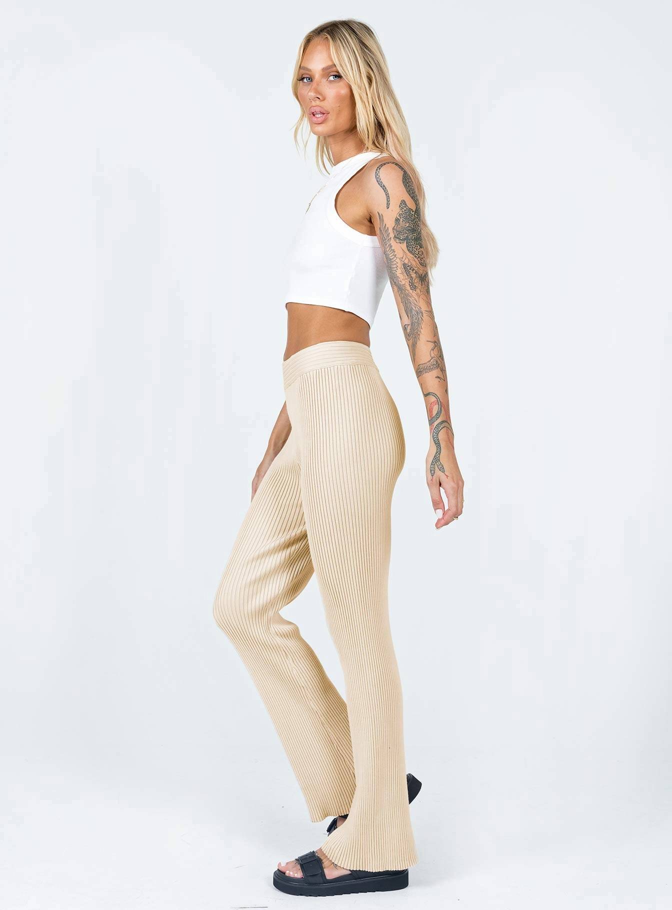 Olessia Pants Cream Natural Movement FadeResistantTreatment