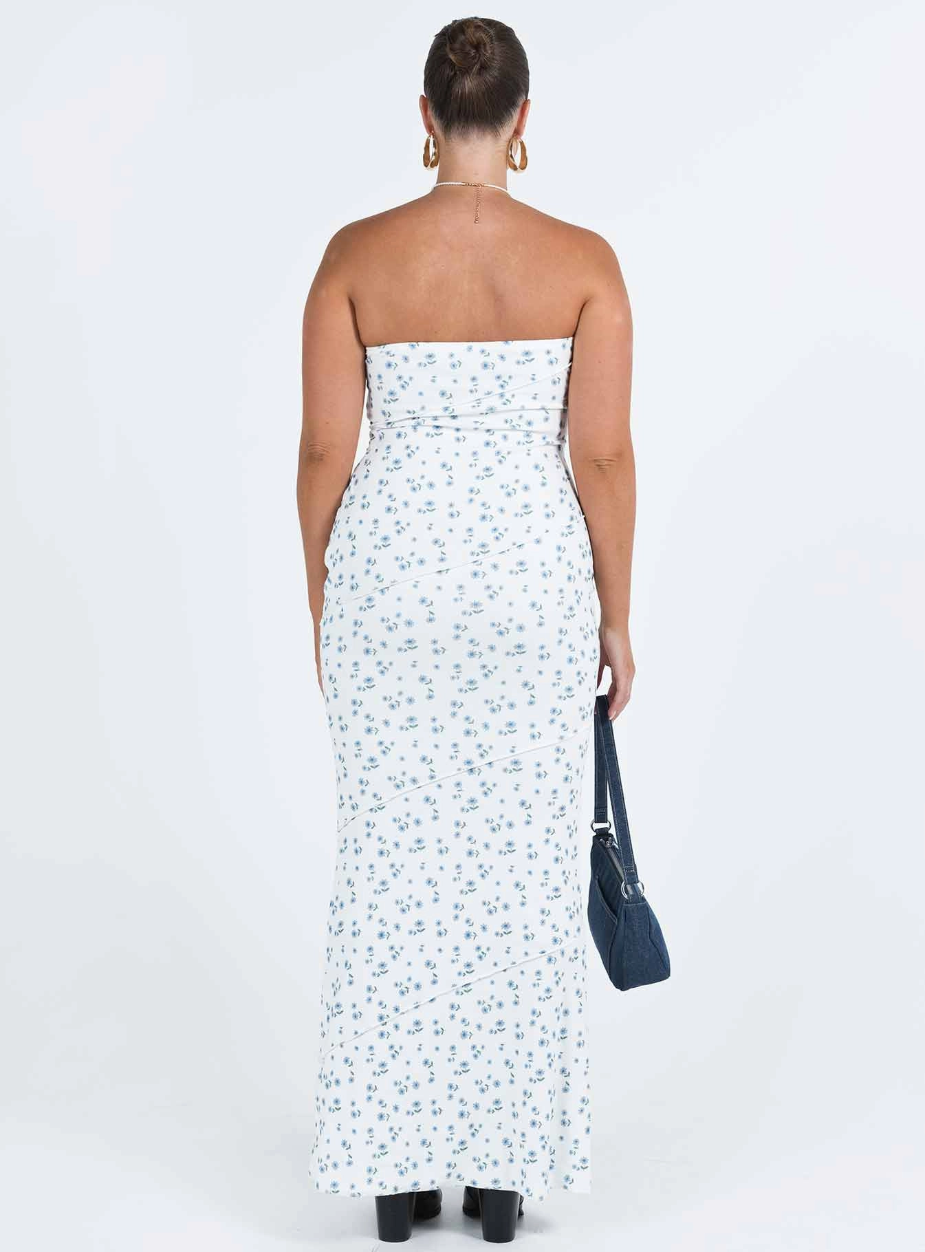 Cozy Tones Oscar Maxi Dress Blue Floral
