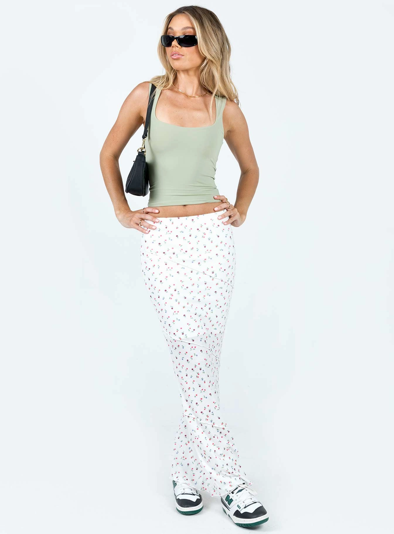 Oscar Maxi Skirt Floral Spring Brunch