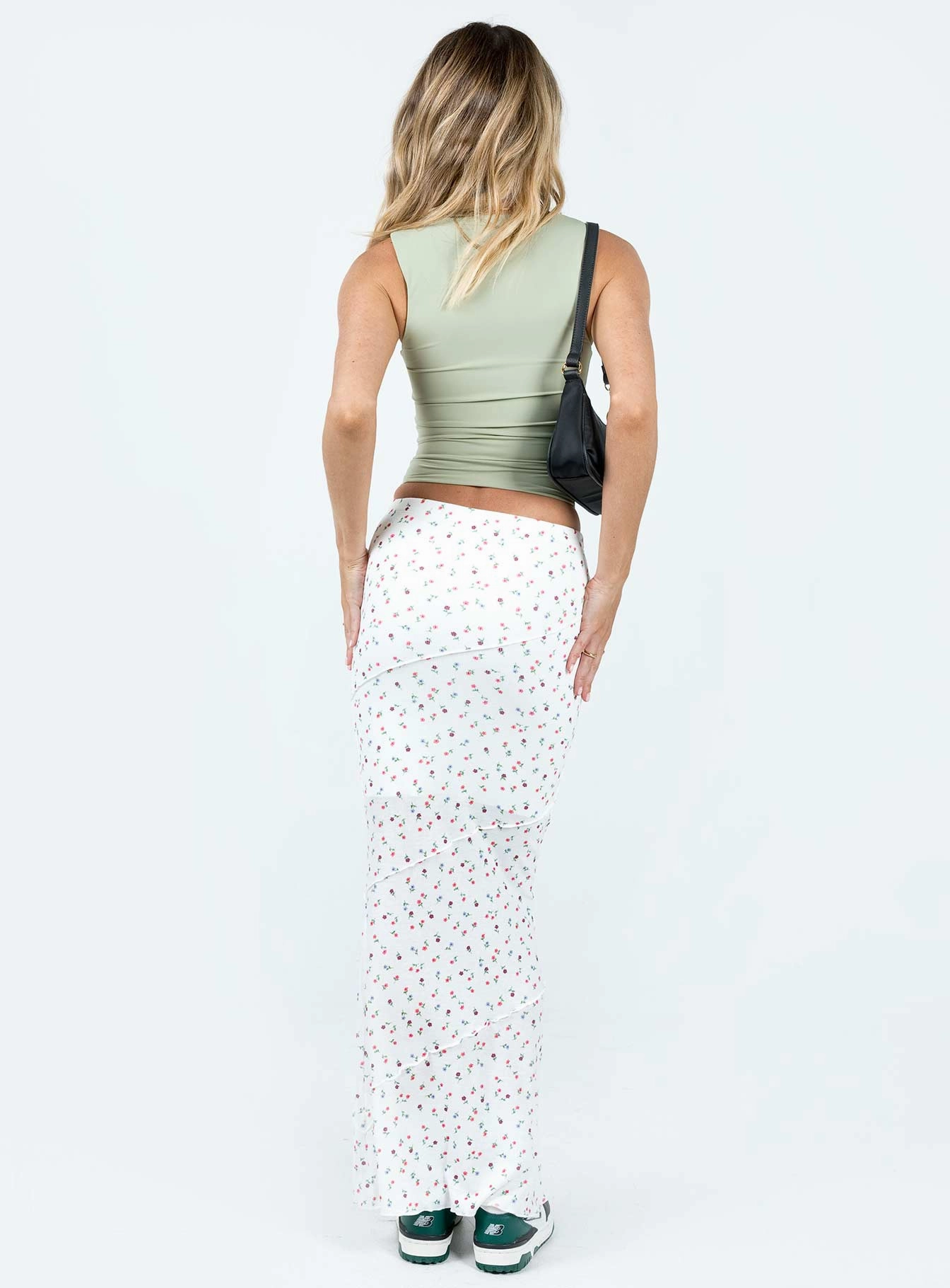 Oscar Maxi Skirt Floral Breathable fabric
