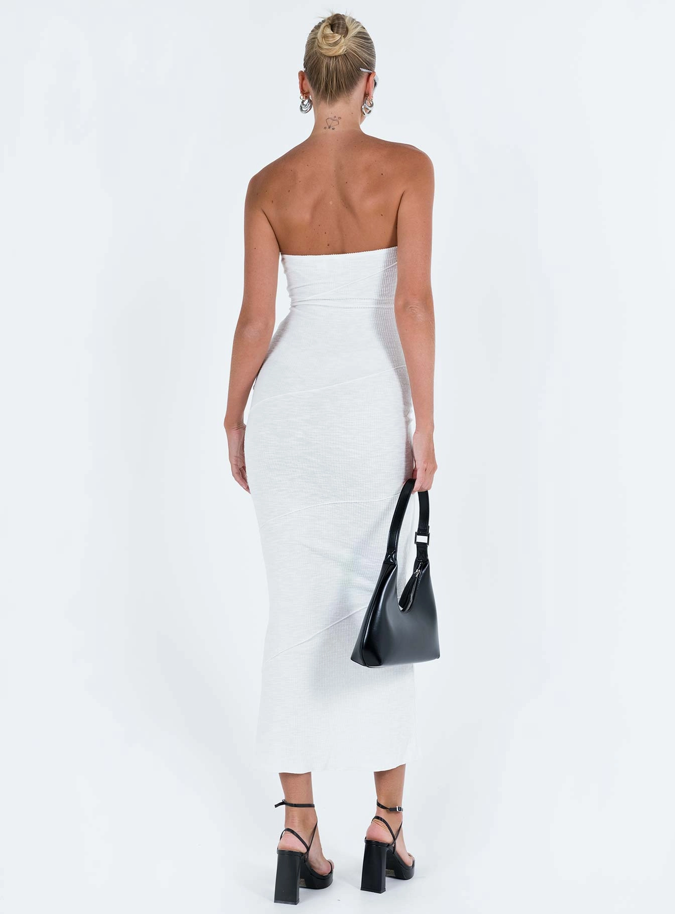 Oscar Midi Dress White Tall Tall Girl
