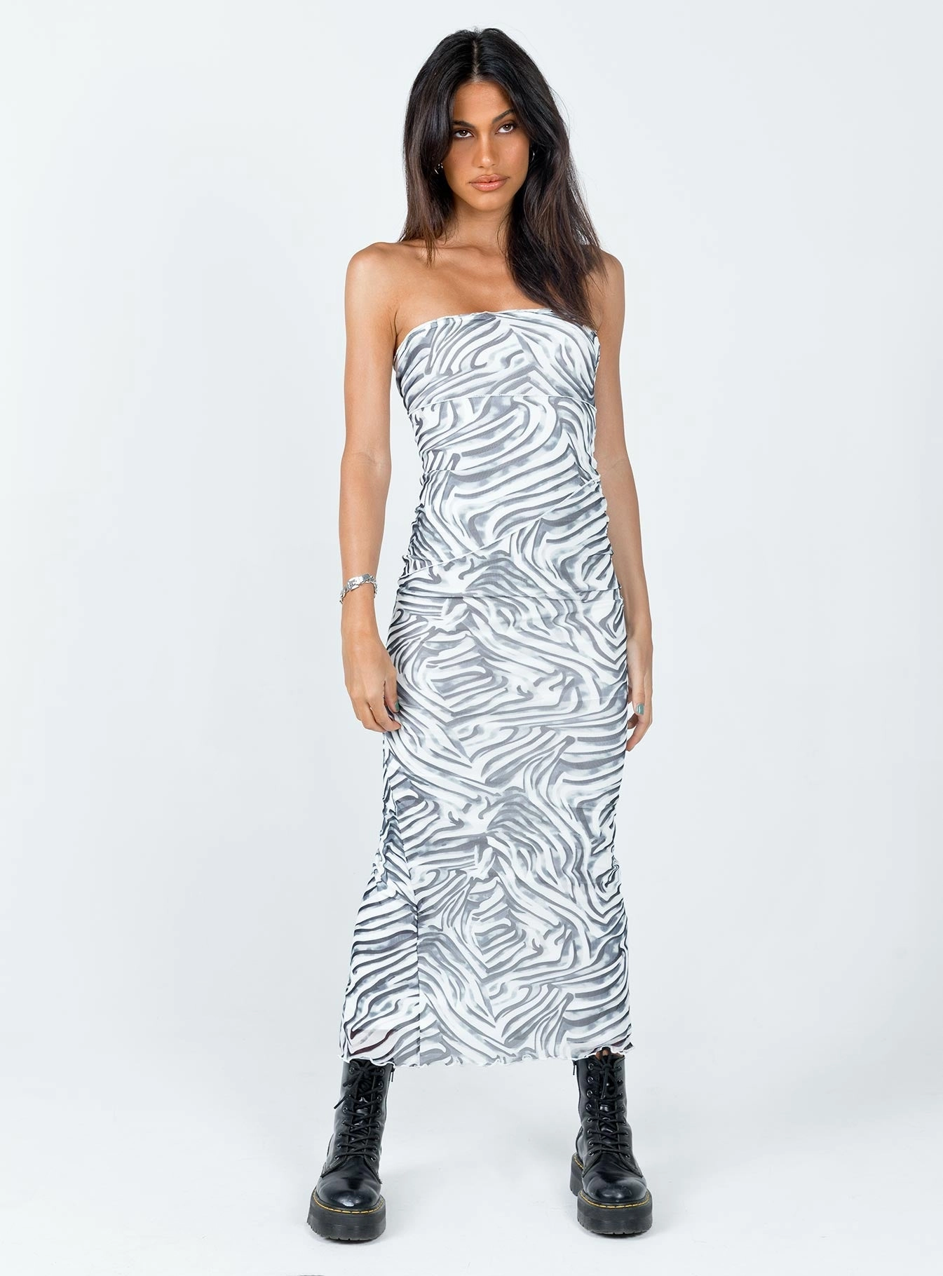 Daily Casual Oscar Midi Dress Zebra